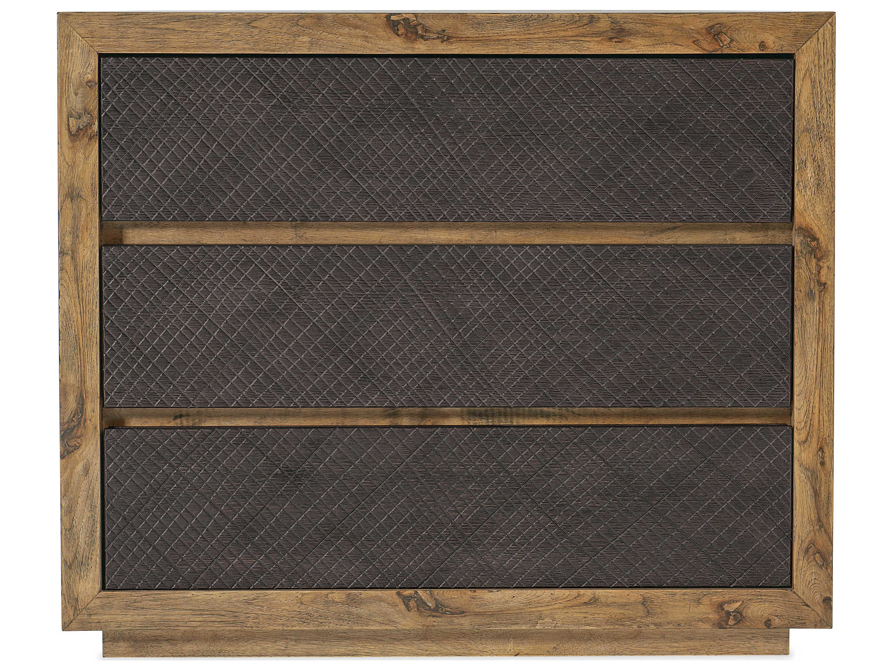 Hooker Furniture Big Sky 3-Drawers Brown Solid Wood Chest Nightstand