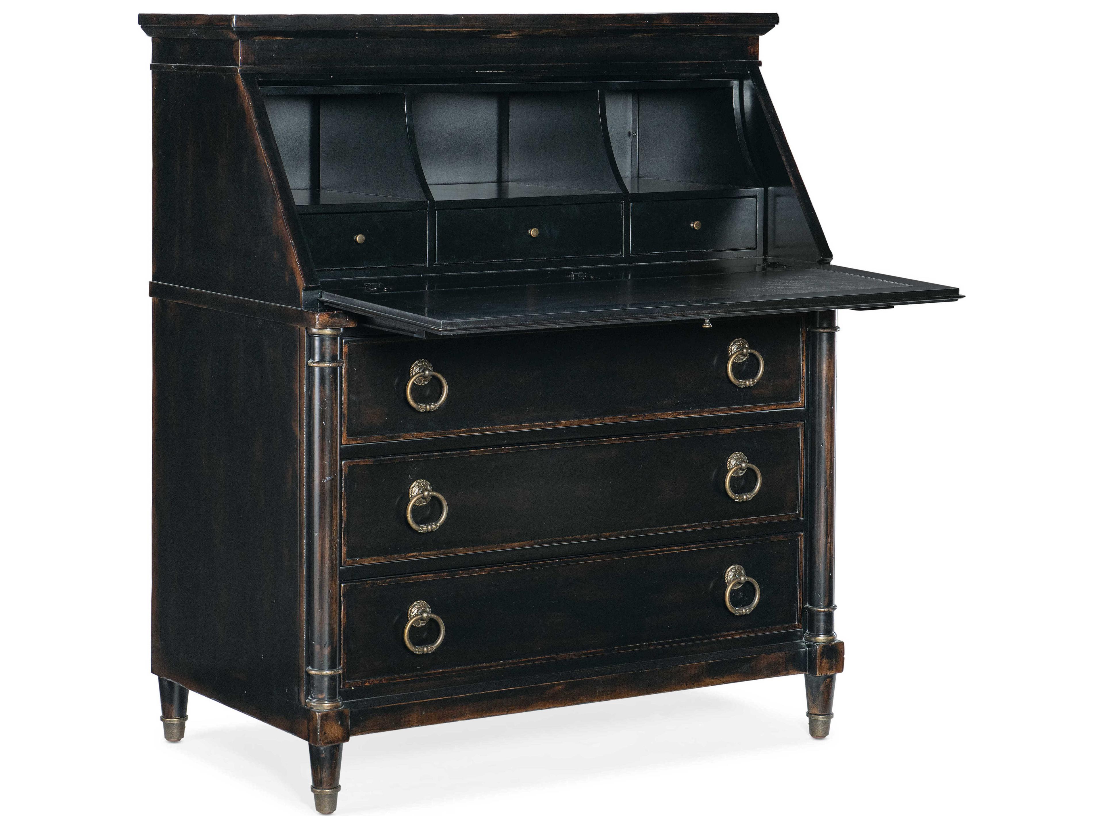 Hooker Furniture Charleston Black Cherry Wood Secretary Desk