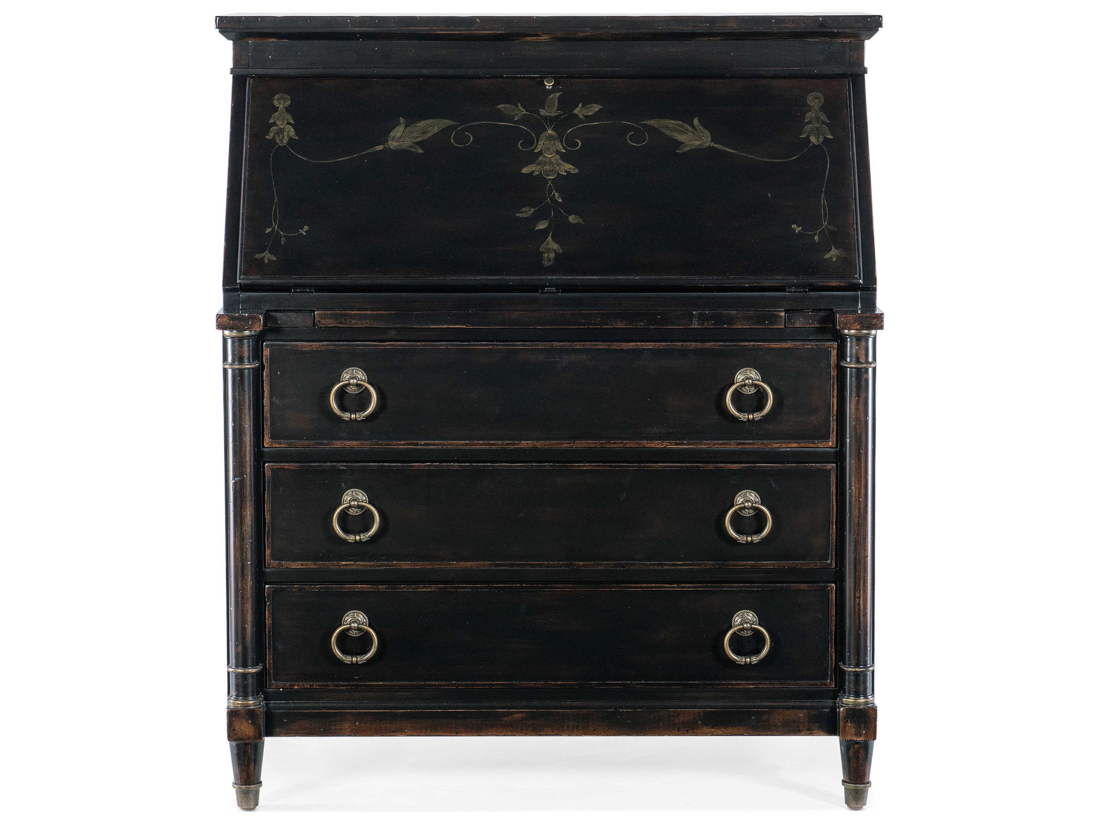 Hooker Furniture Charleston Black Cherry Wood Secretary Desk