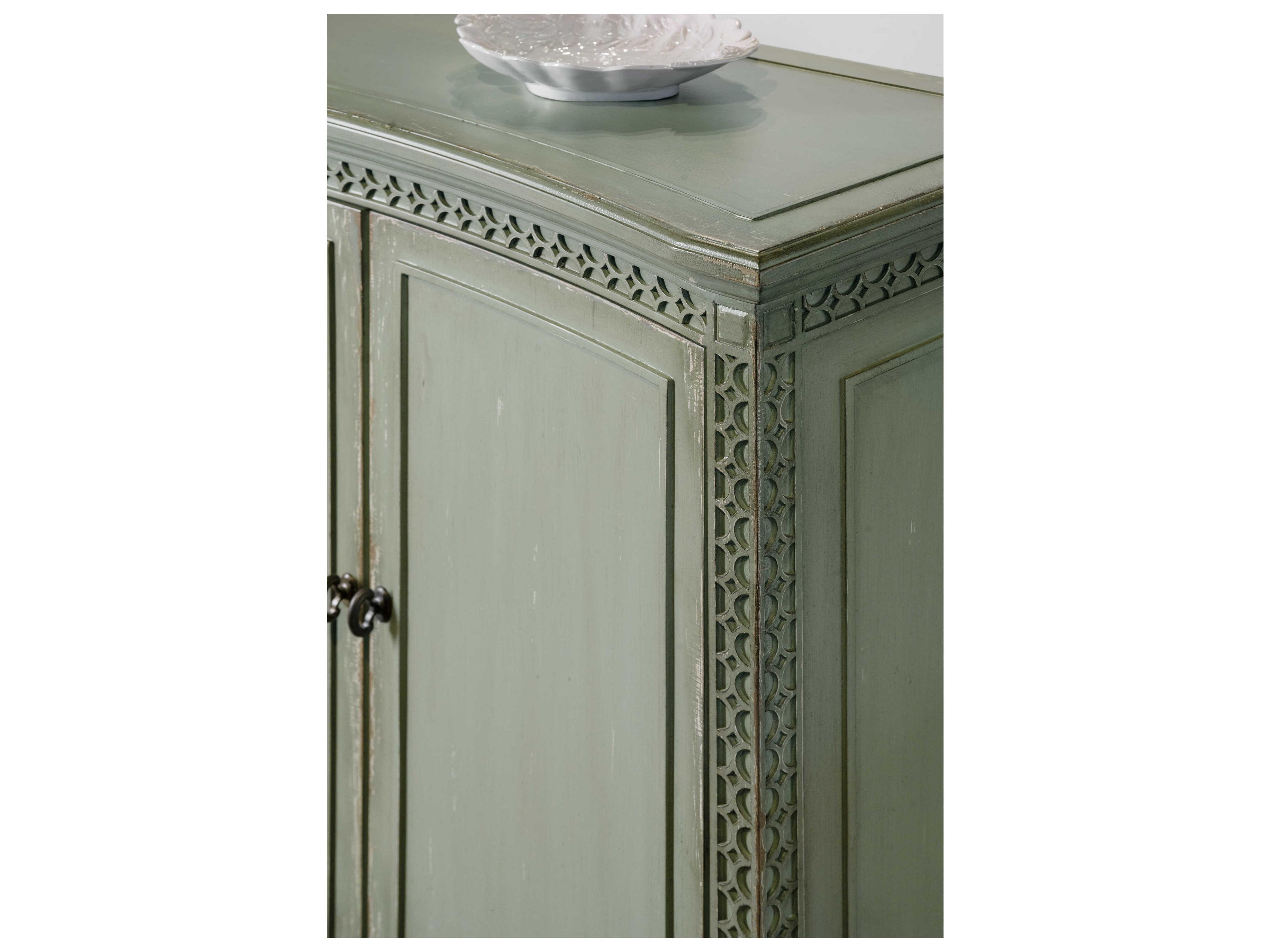 Luxecor Heritage Green Maple Wood Accent Chest