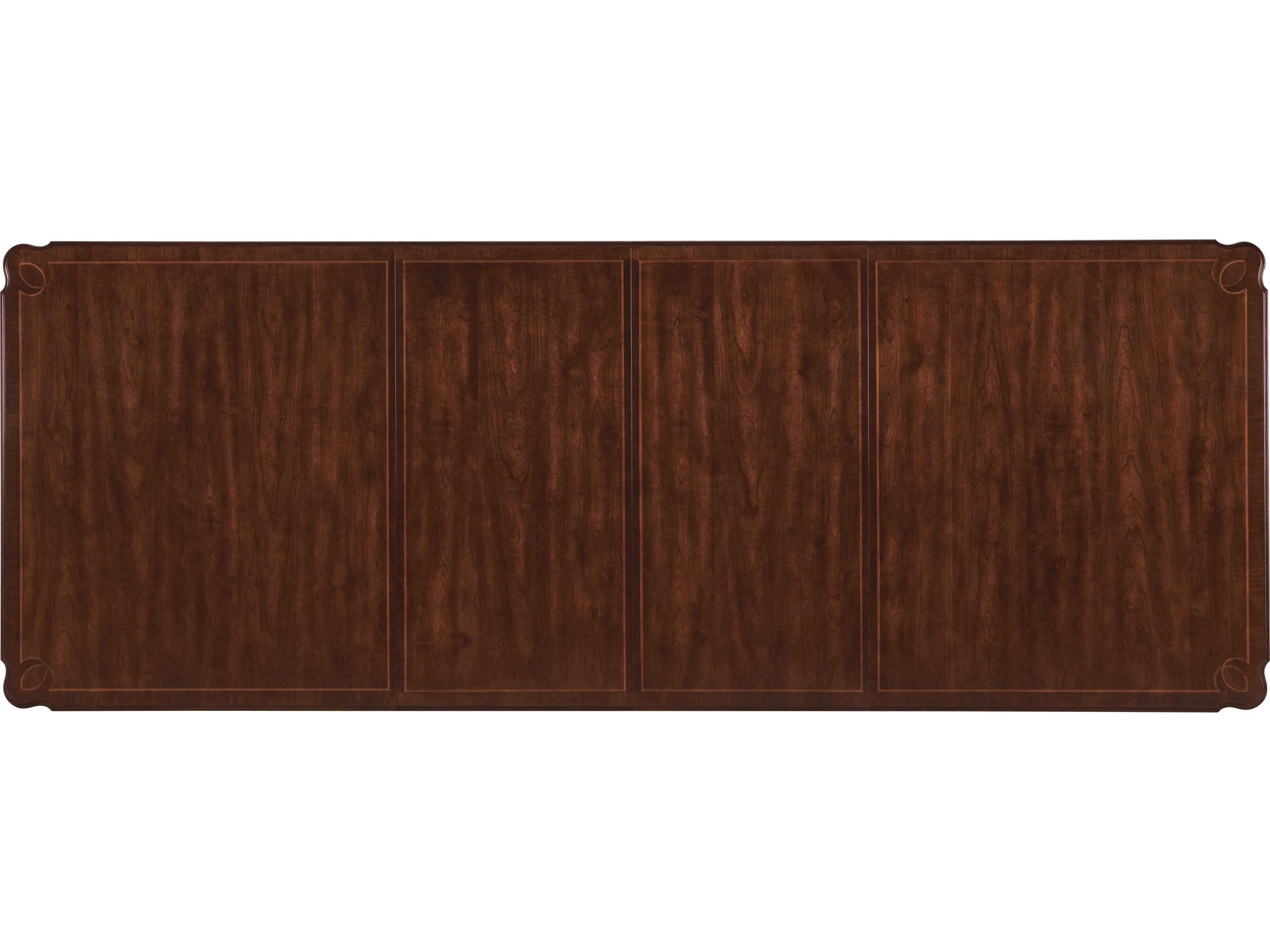 Hooker Furniture Charleston Extendable Rectangular Wood Maraschino Cherry Black Dining Table