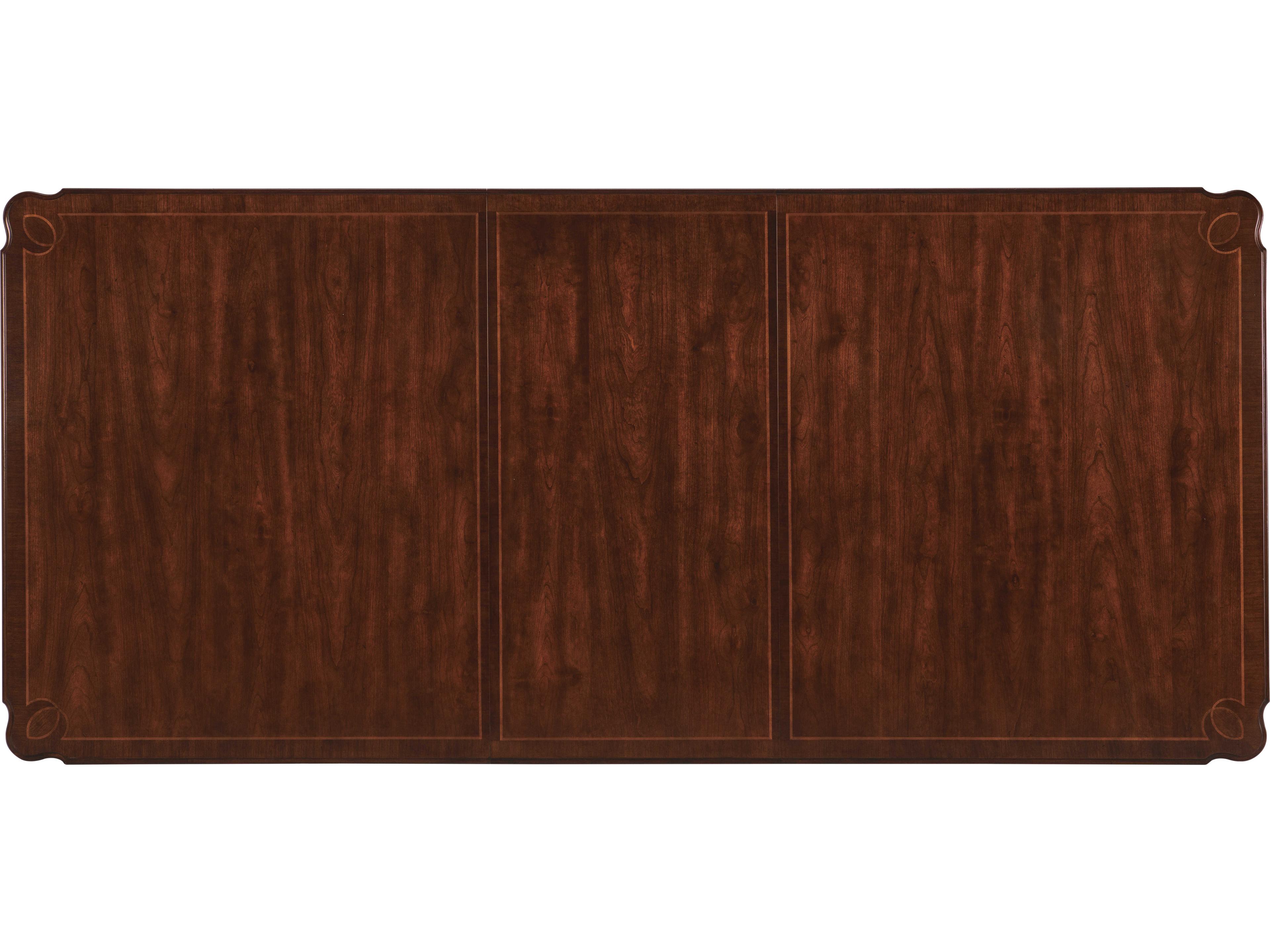 Hooker Furniture Charleston Extendable Rectangular Wood Maraschino Cherry Black Dining Table