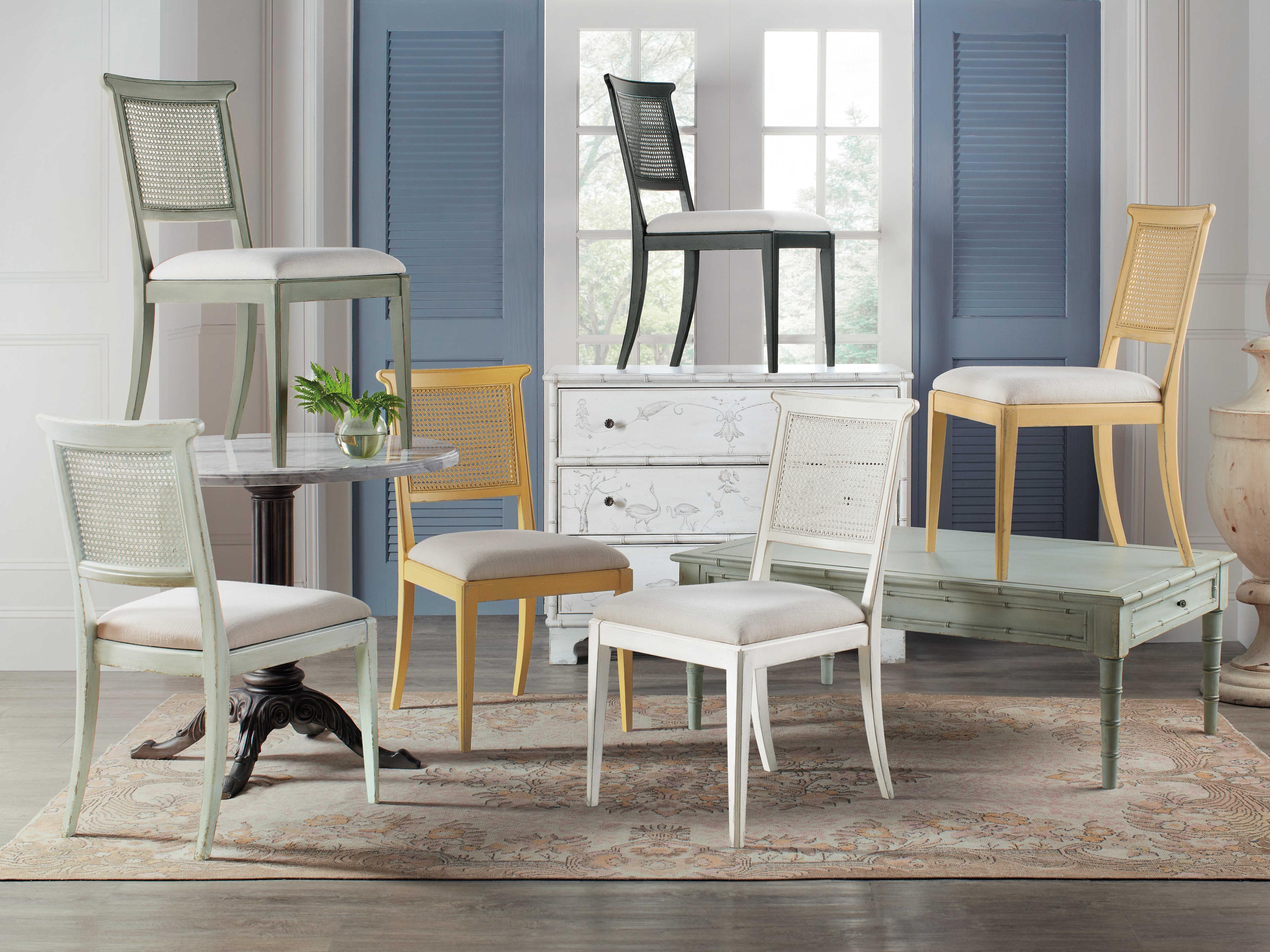 Hooker Furniture Charleston Green Upholstered Side Dining Chair