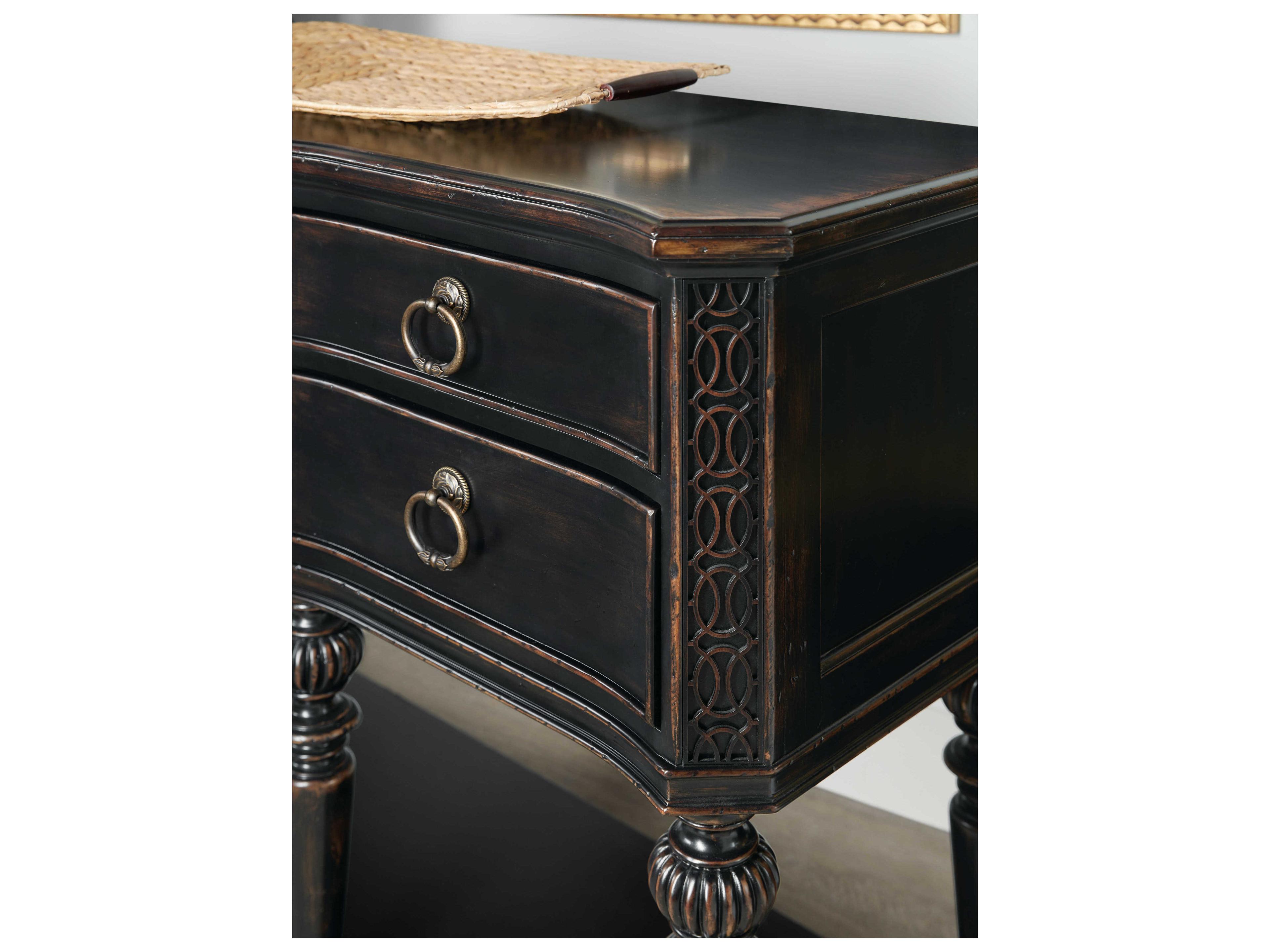 Hooker Furniture Charleston 74" Cherry Wood Black Sideboard