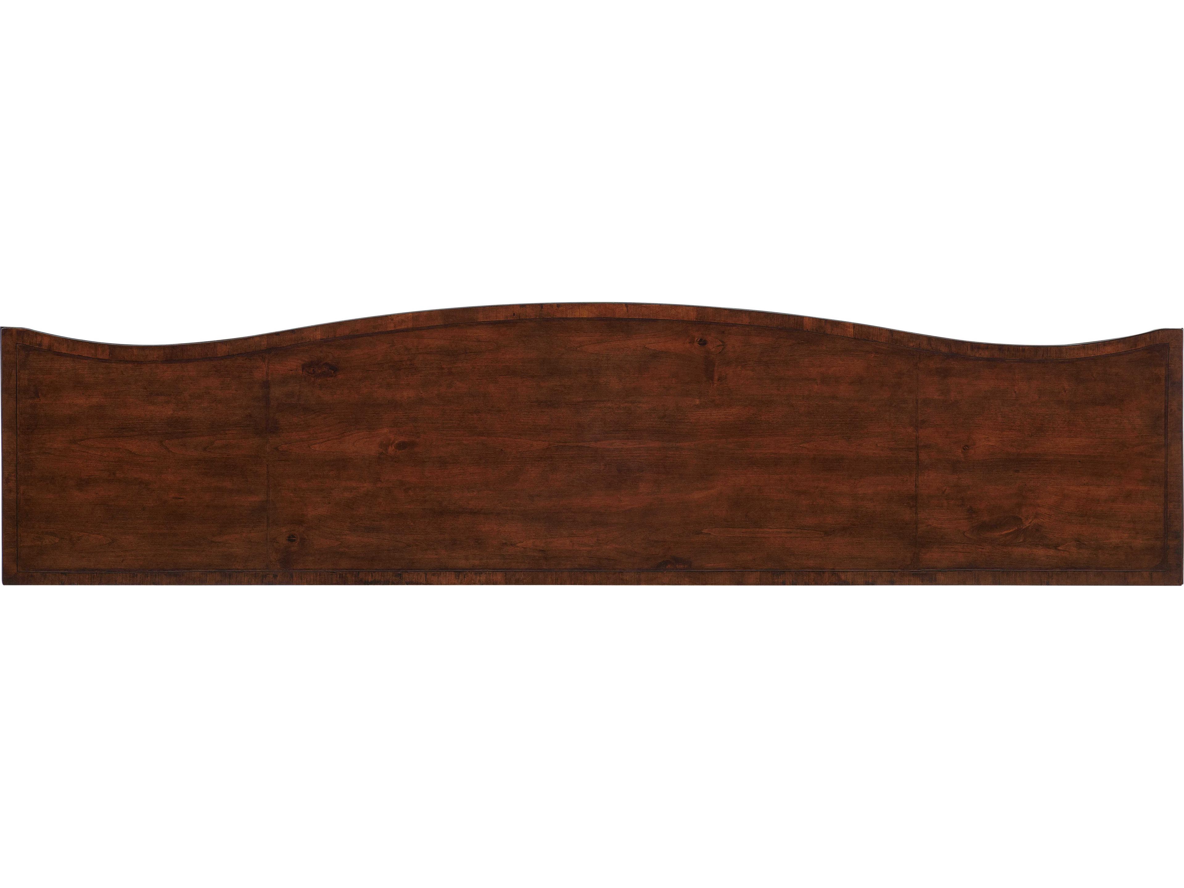 Luxecor Heritage Rectangular Wood Maraschino Cherry Console Table