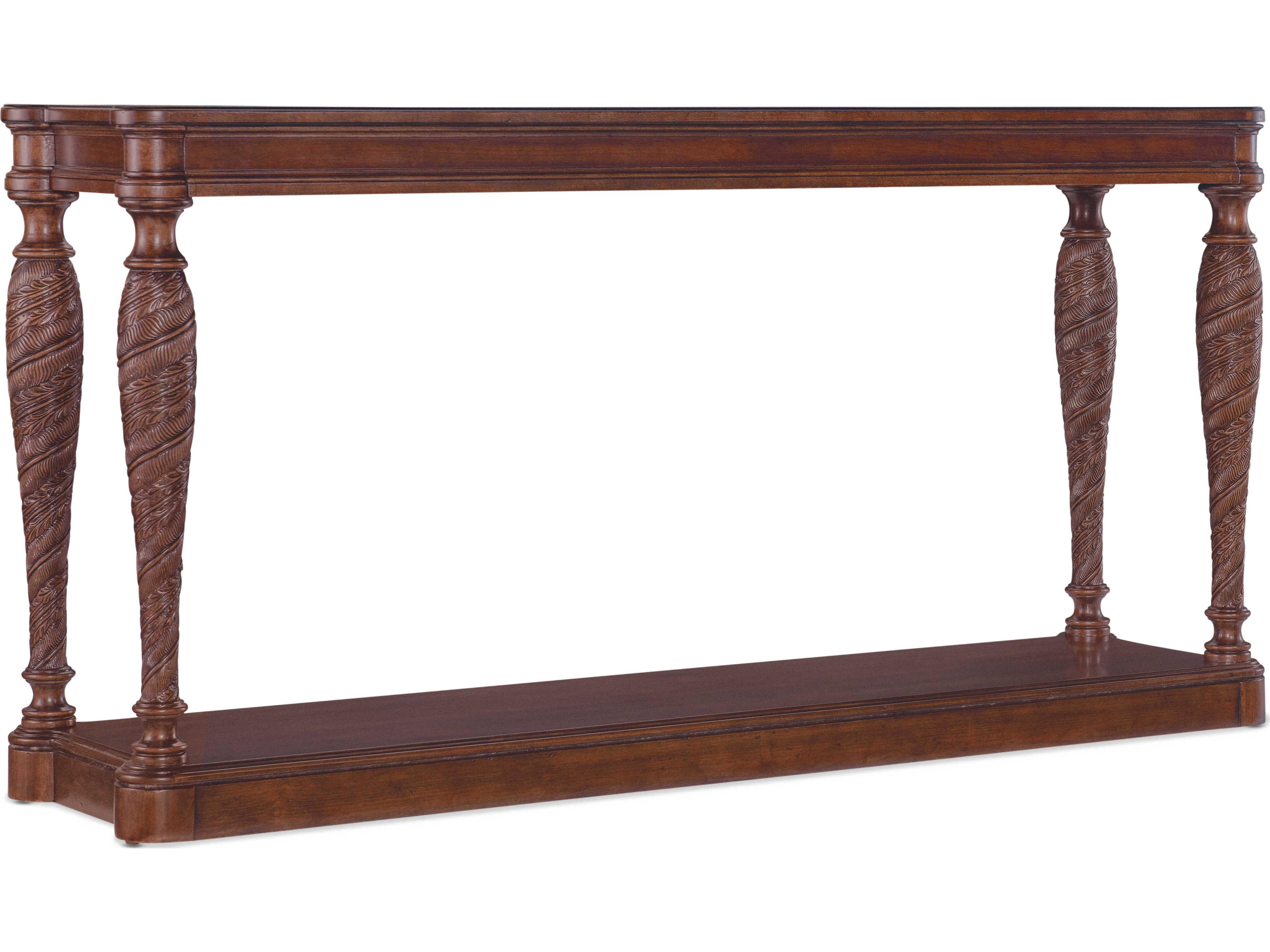 Hooker Furniture Charleston Rectangular Wood Maraschino Cherry Console Table