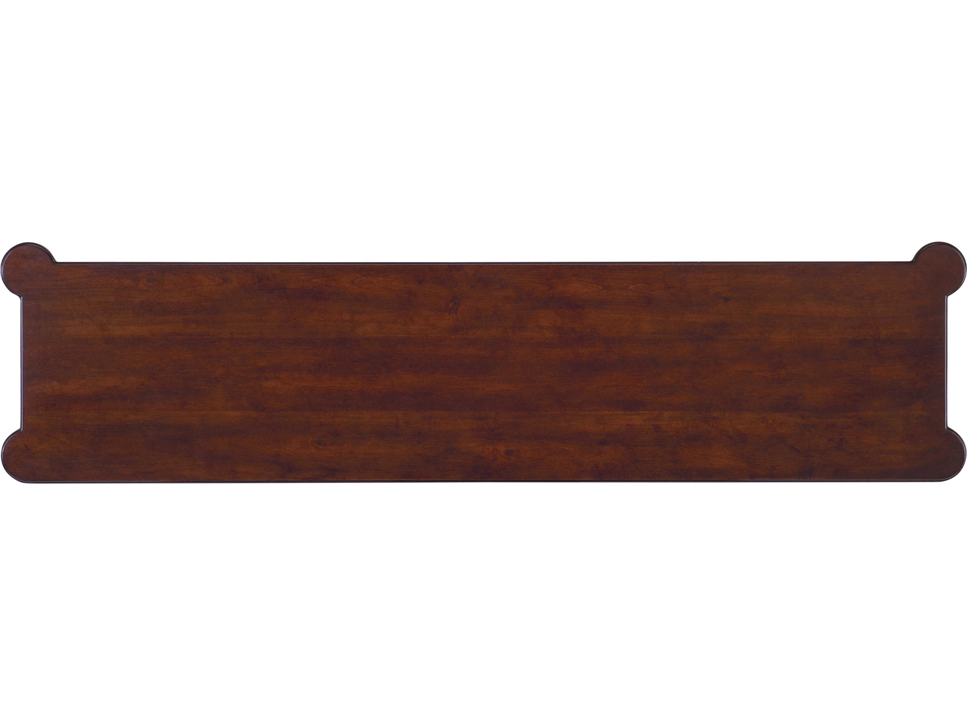 Hooker Furniture Charleston Rectangular Wood Maraschino Cherry Console Table