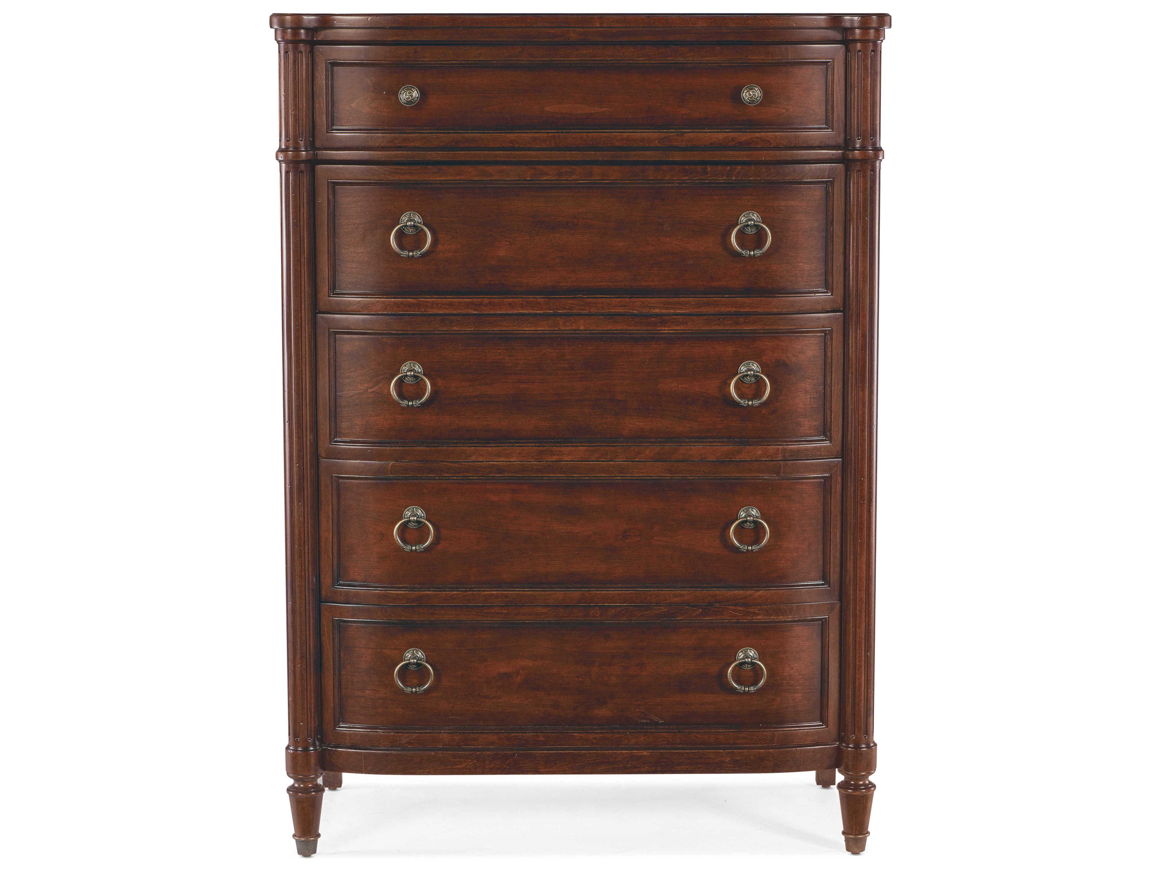 Hooker Furniture Charleston 5-Drawers Maraschino Cherry Solid Wood Accent Chest