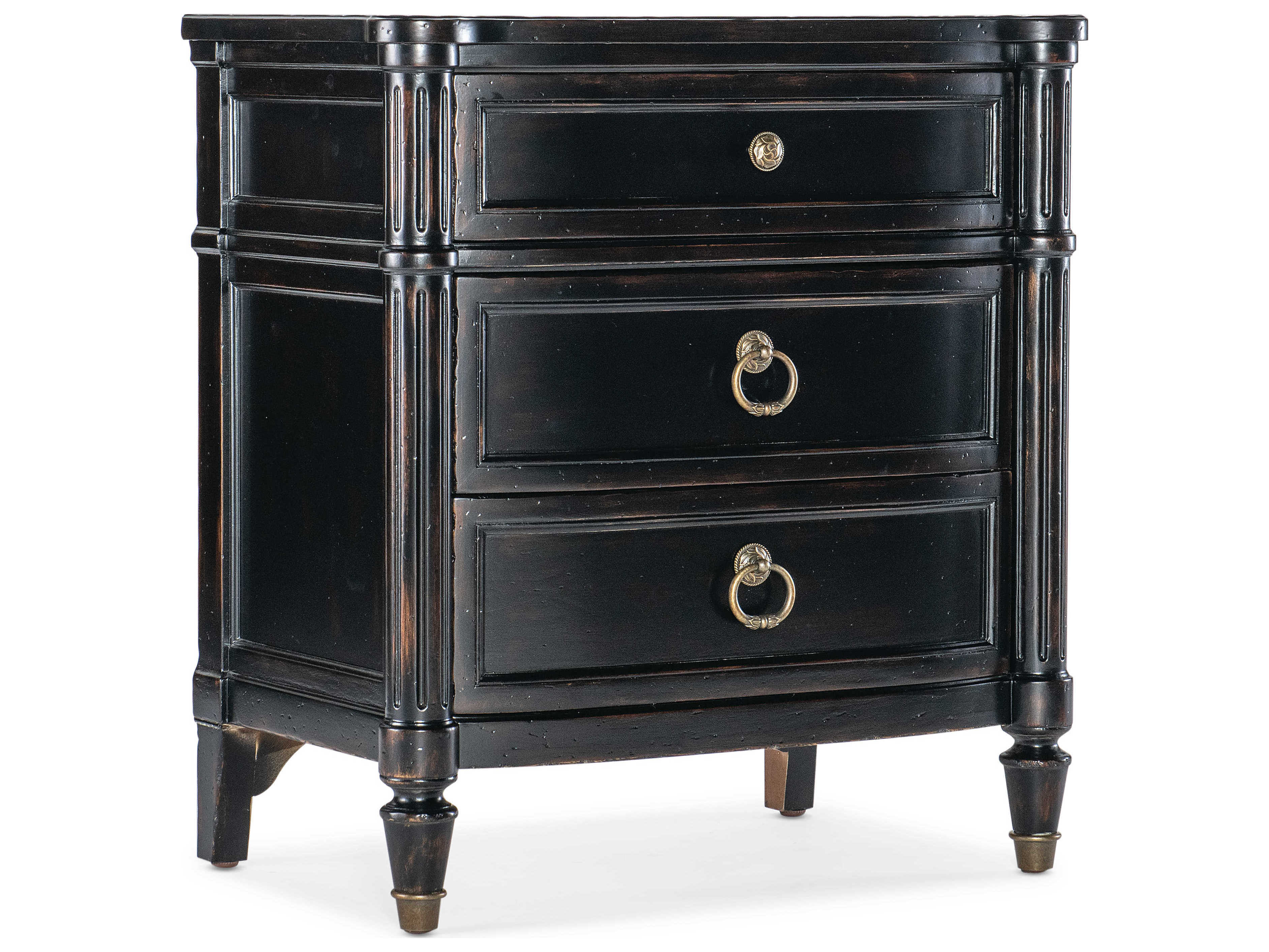 Hooker Furniture Charleston 3-Drawers Cherry Wood Nightstand