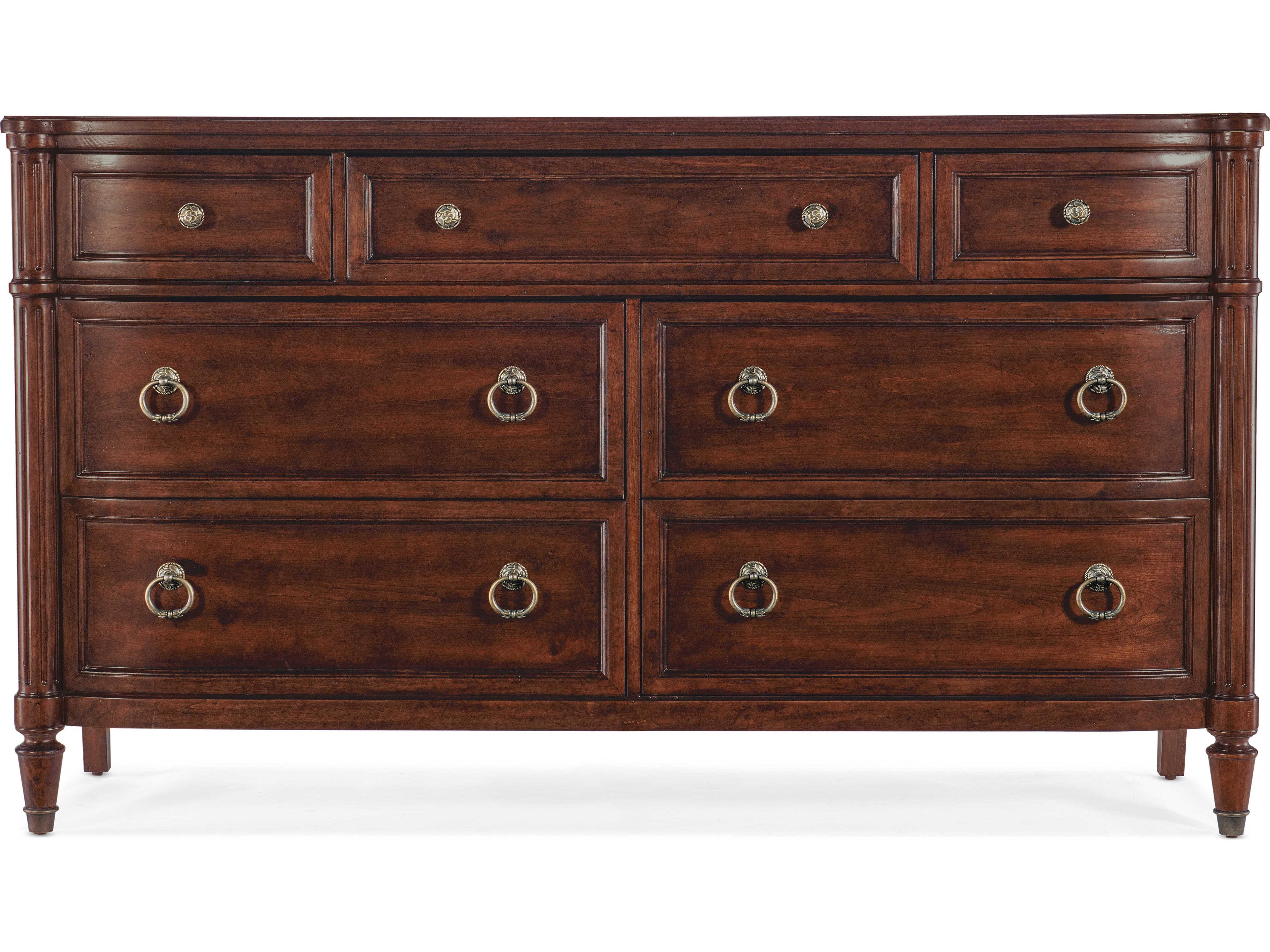Hooker Furniture Charleston 7-Drawers Cherry Wood Dresser