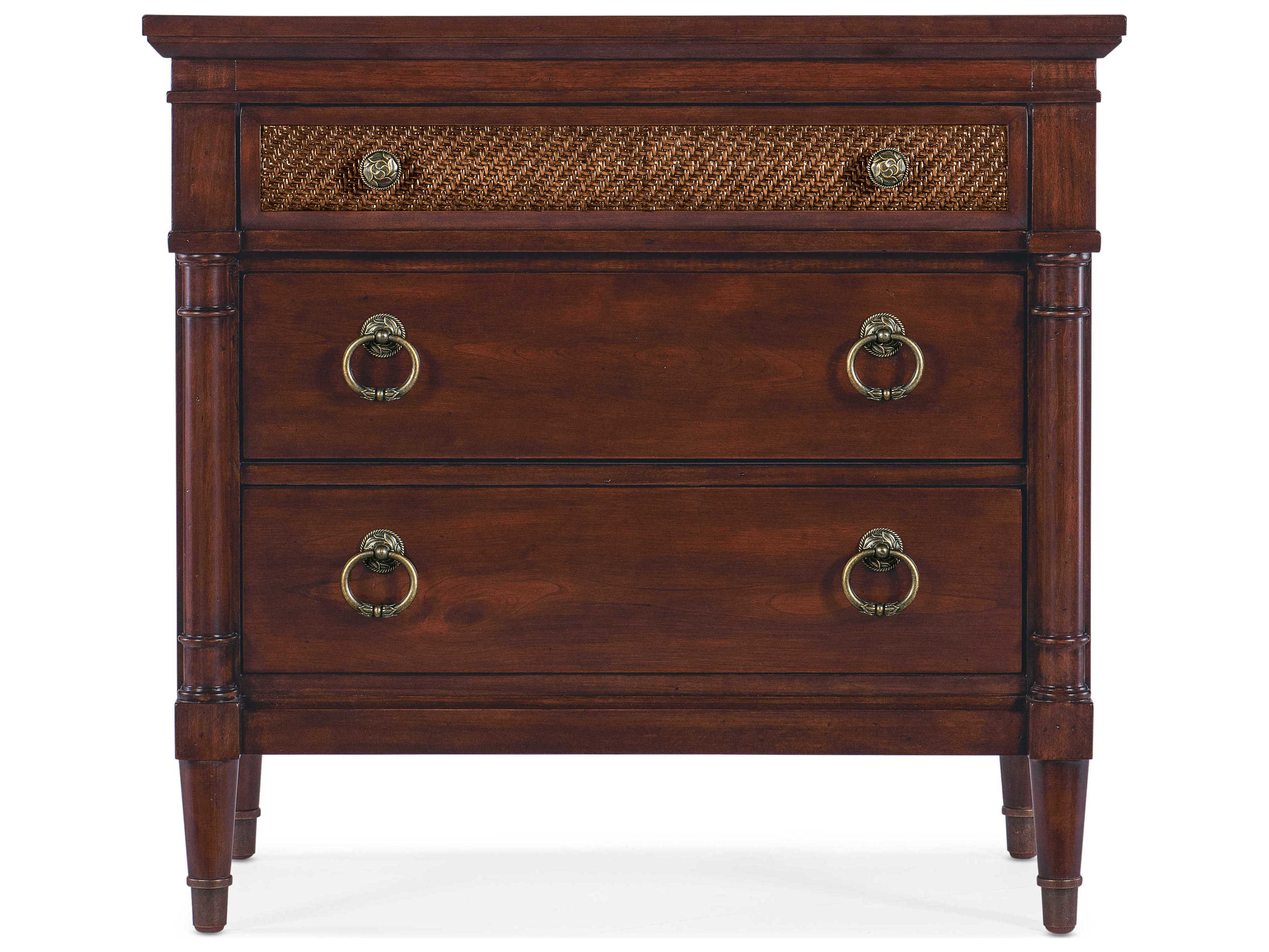 Hooker Furniture Charleston 3-Drawers Solid Wood Nightstand