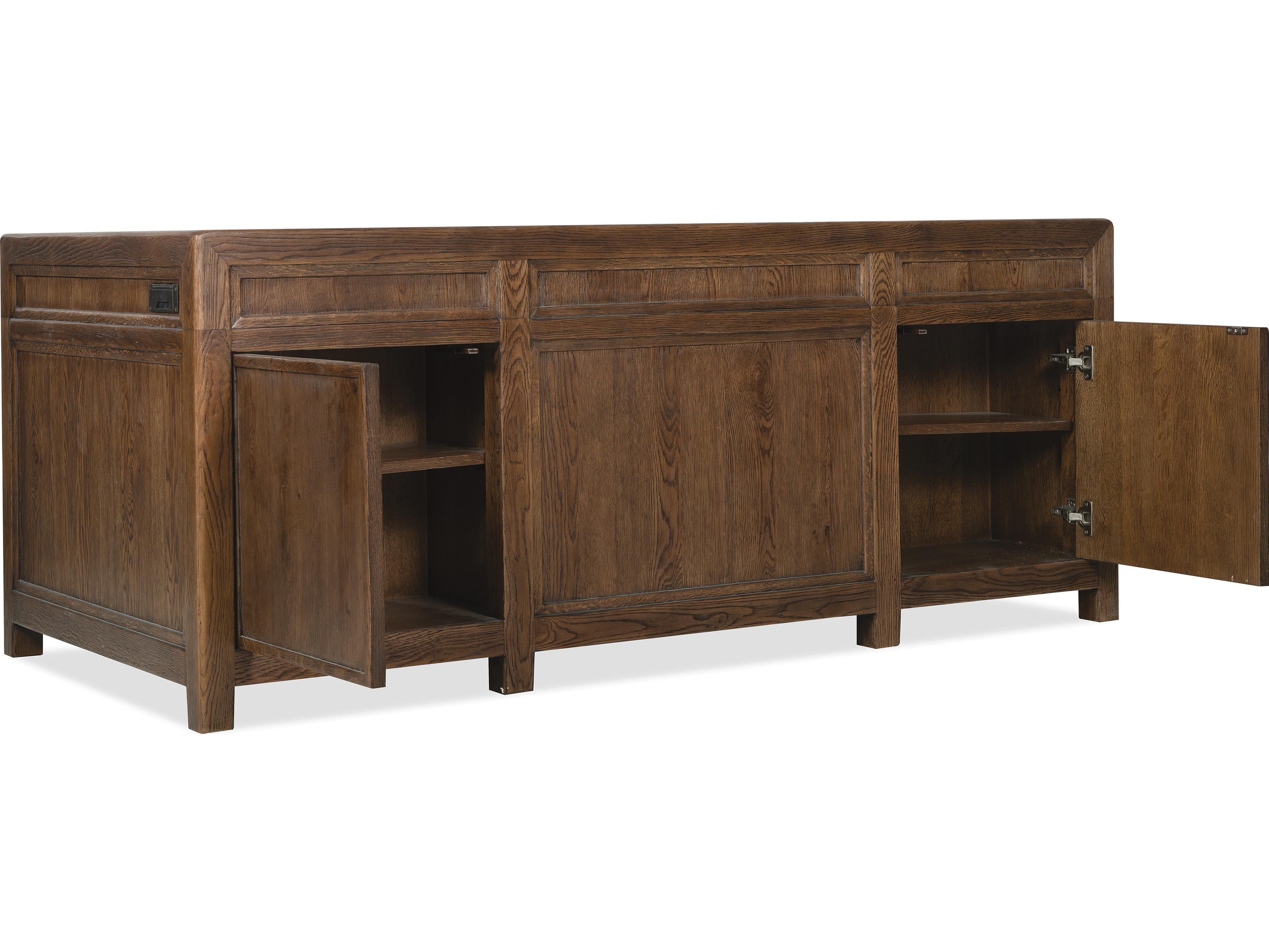 Hooker Furniture Driftwood Medium Wood Executive Desk