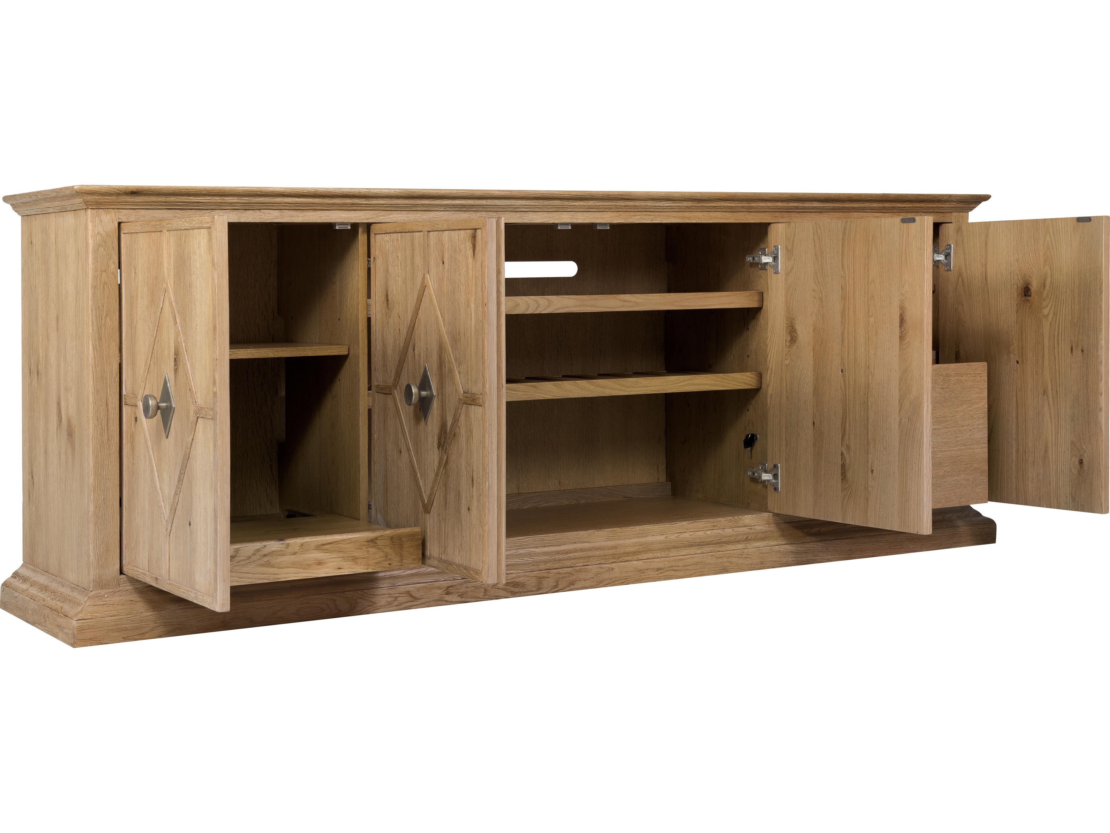 Hooker Furniture Driftwood Light Wood Entertainment Credenza