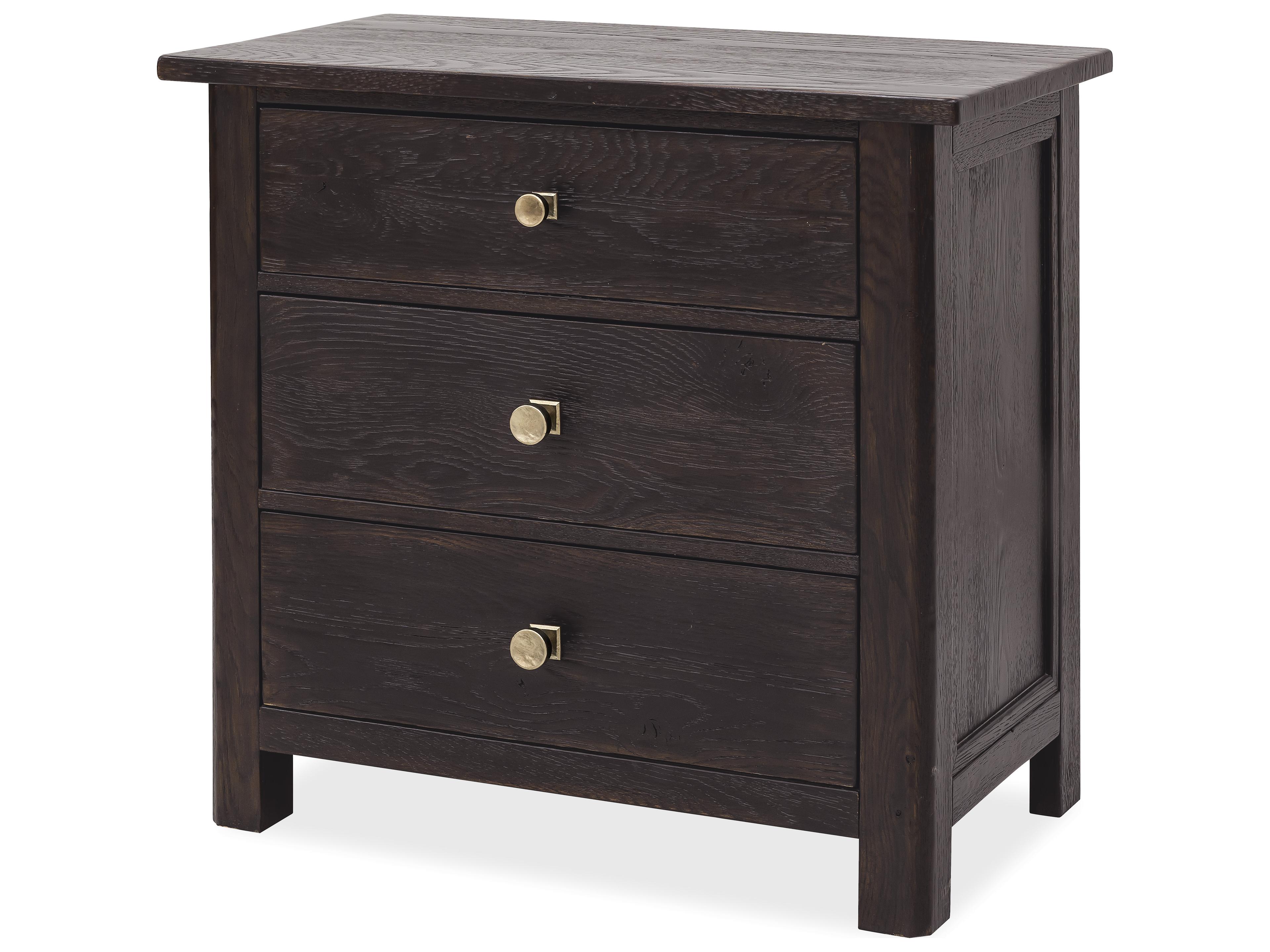 Hooker Furniture Driftwood Three Drawer Nightstand