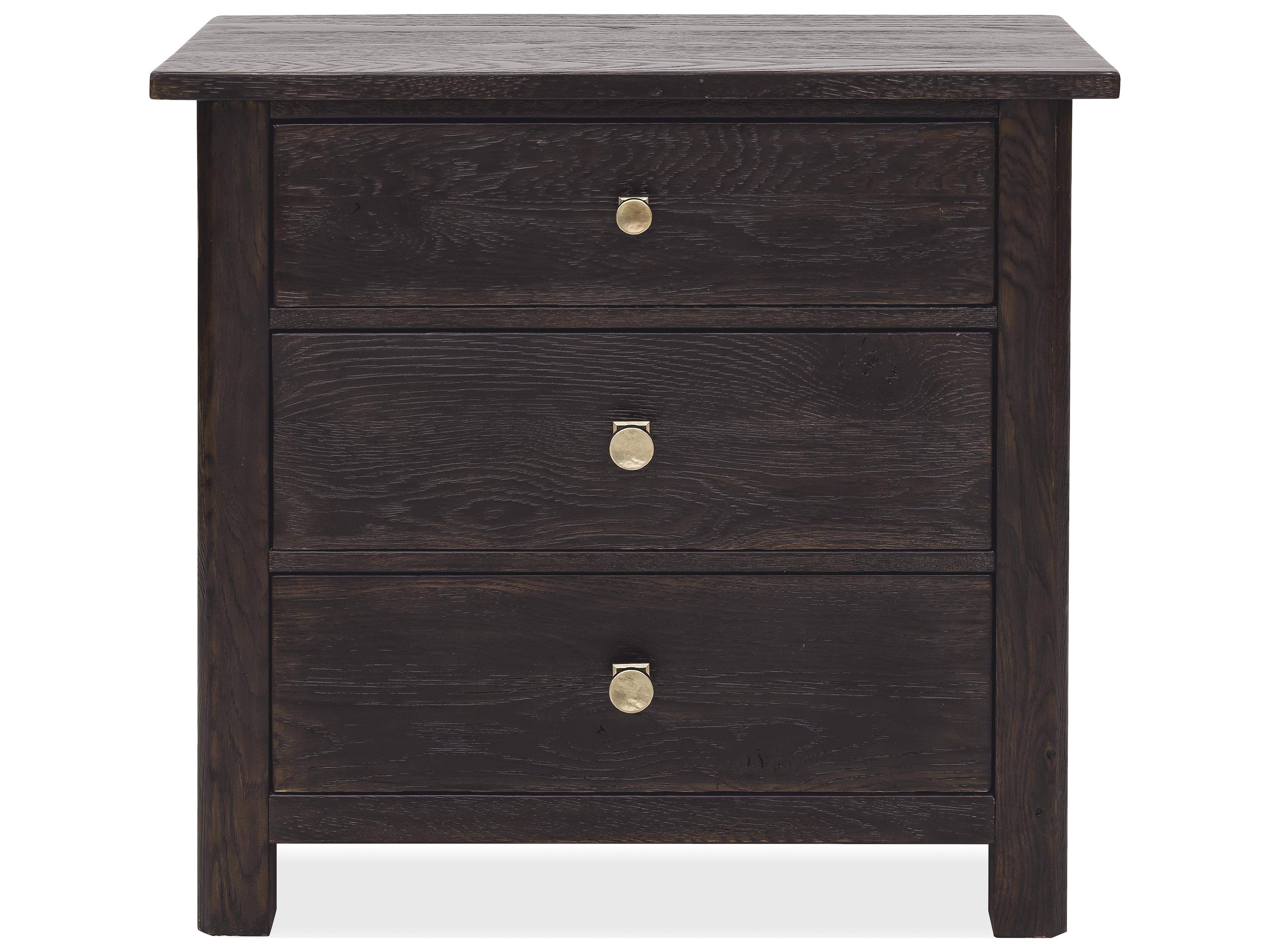 Hooker Furniture Driftwood Three Drawer Nightstand