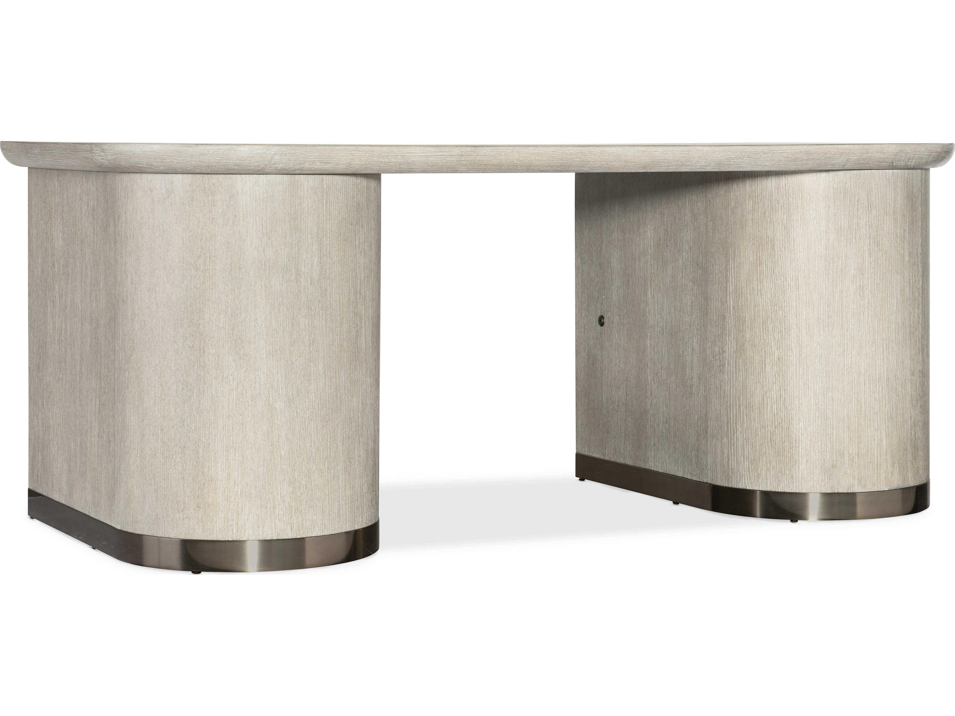 Hooker Furniture Modern Mood Diamond Beige Oak Wood Executive Desk