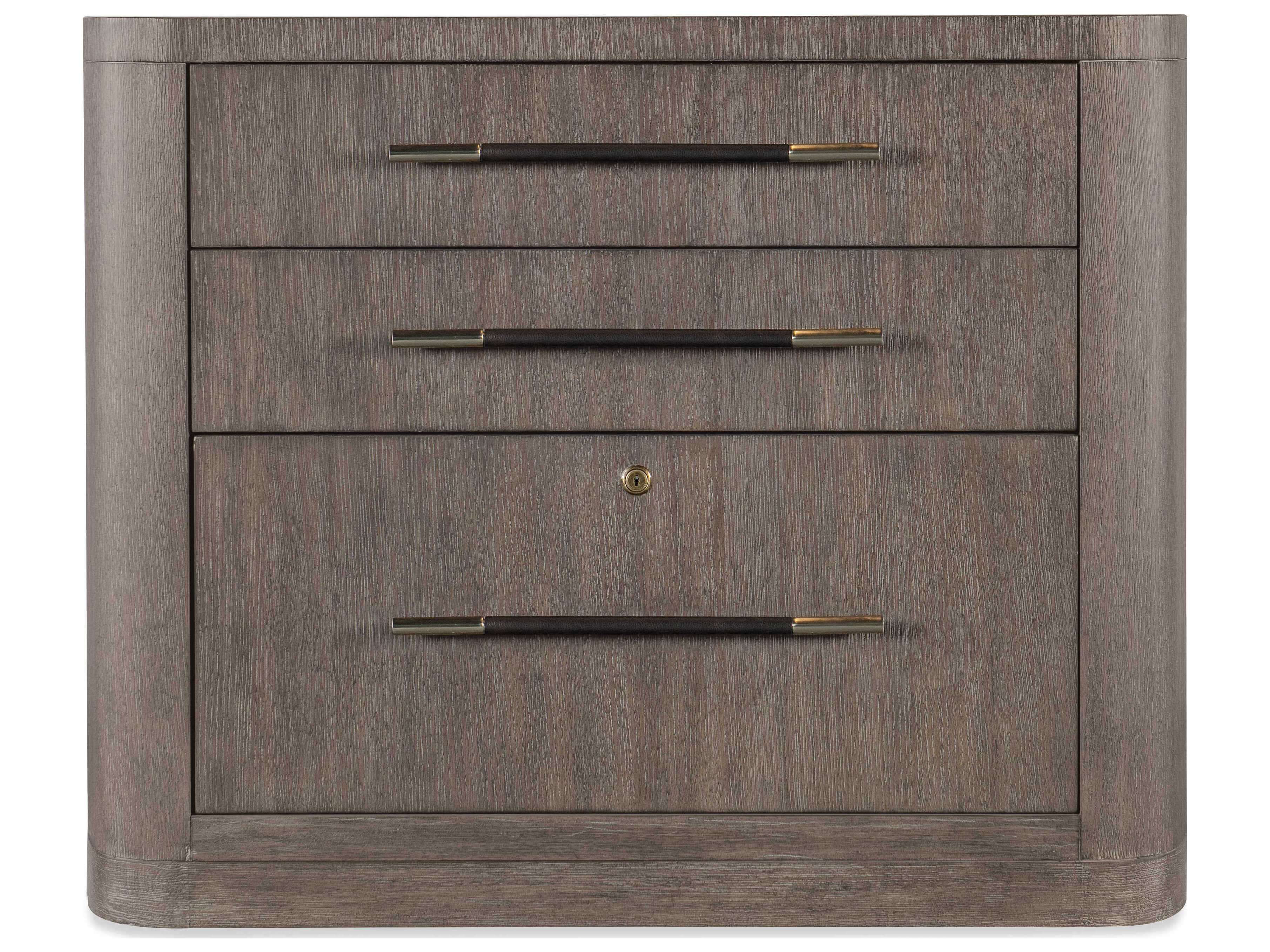 Hooker Furniture Modern Mood Dark Wood File Cabinet