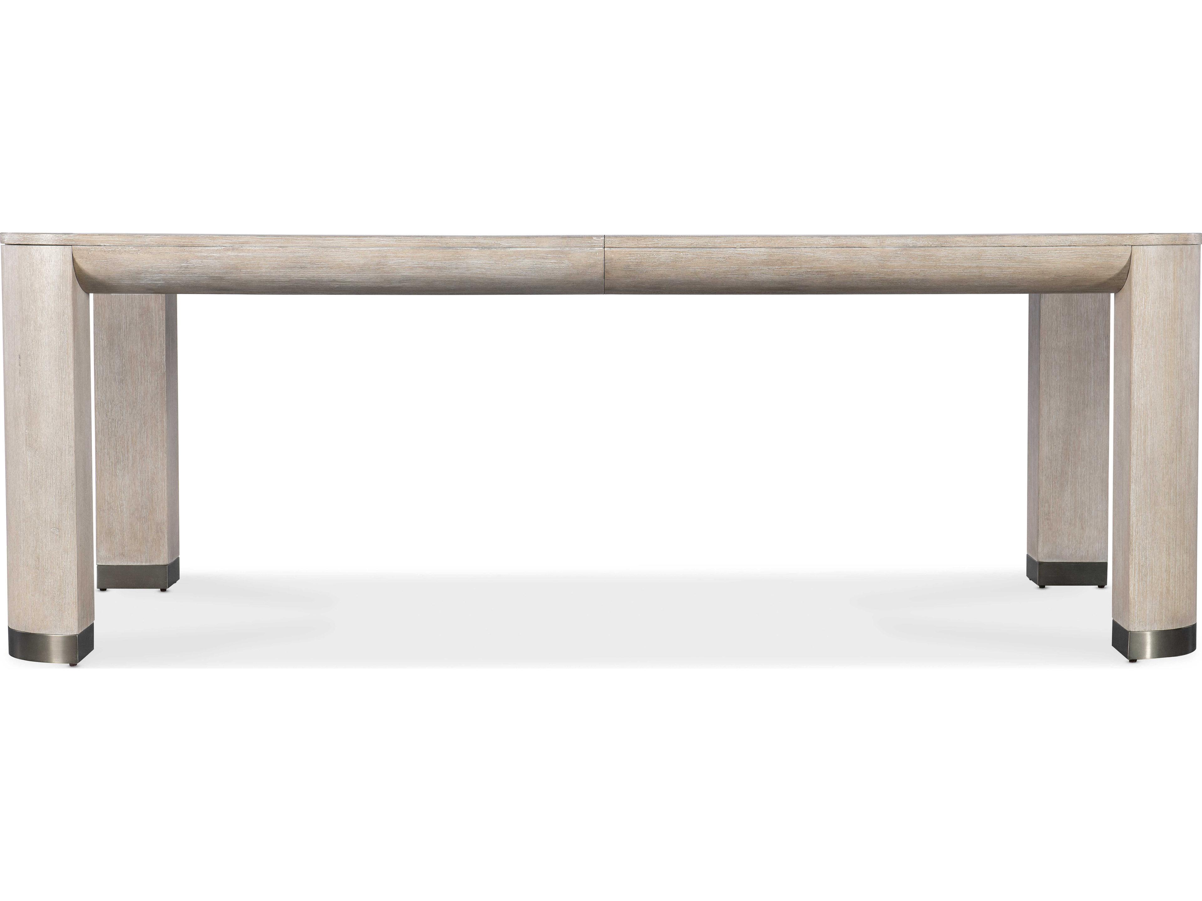 Hooker Furniture Modern Mood Extendable Rectangular Wood Diamond Dining Table