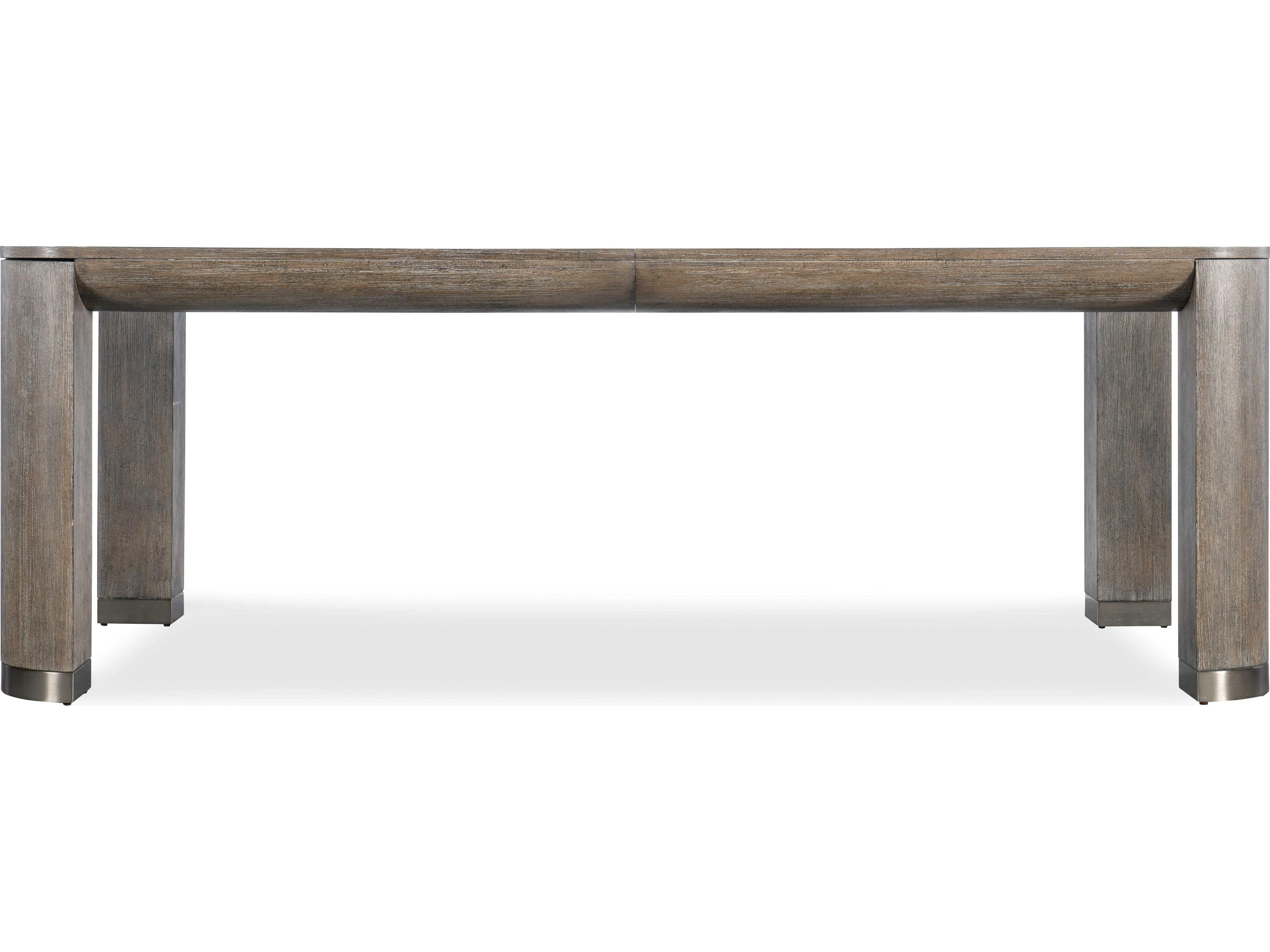 Hooker Furniture Modern Mood Extendable Rectangular Wood Mink Dining Table