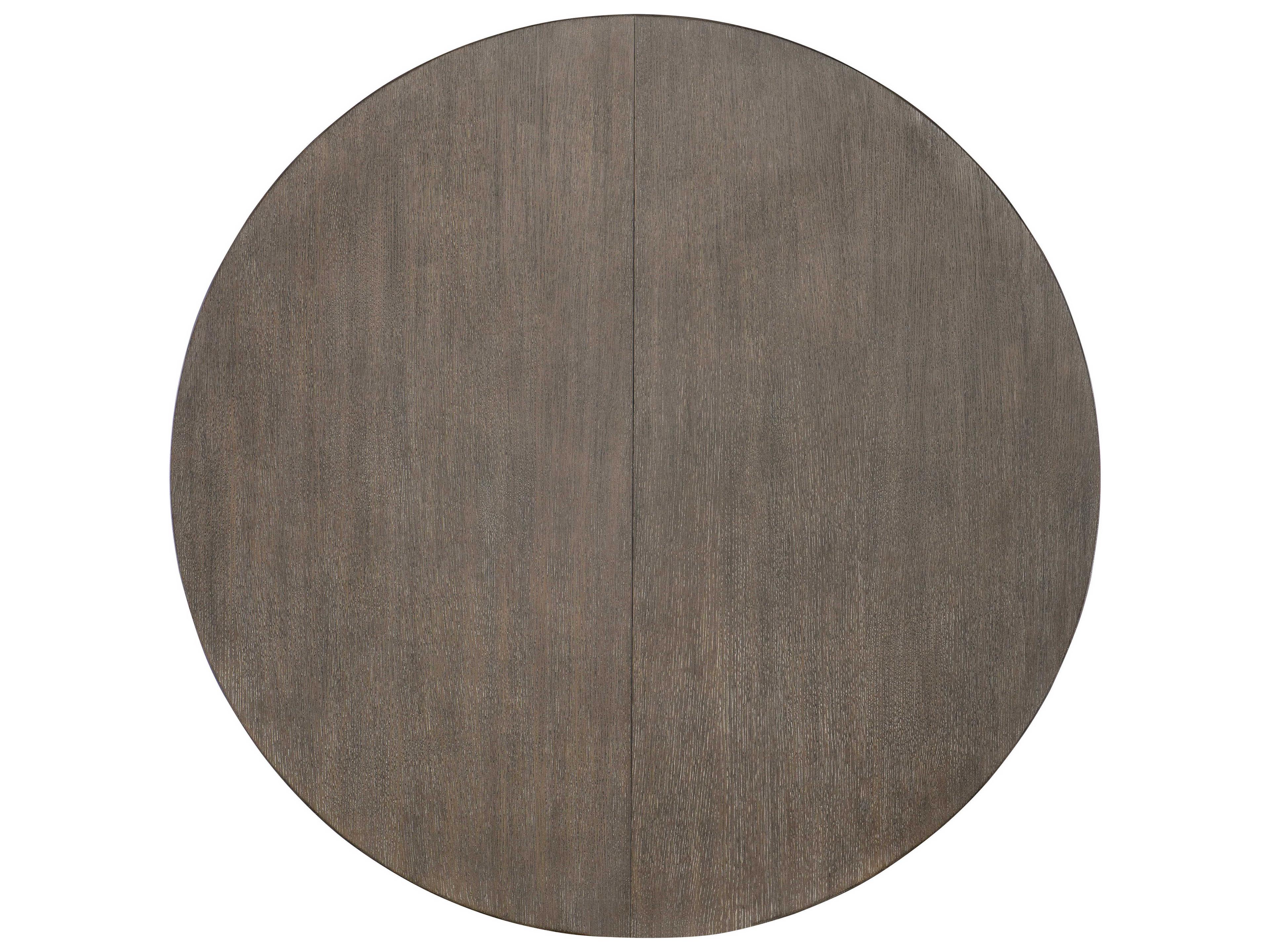 Hooker Furniture Modern Mood Extendable Round Wood Mink Dining Table