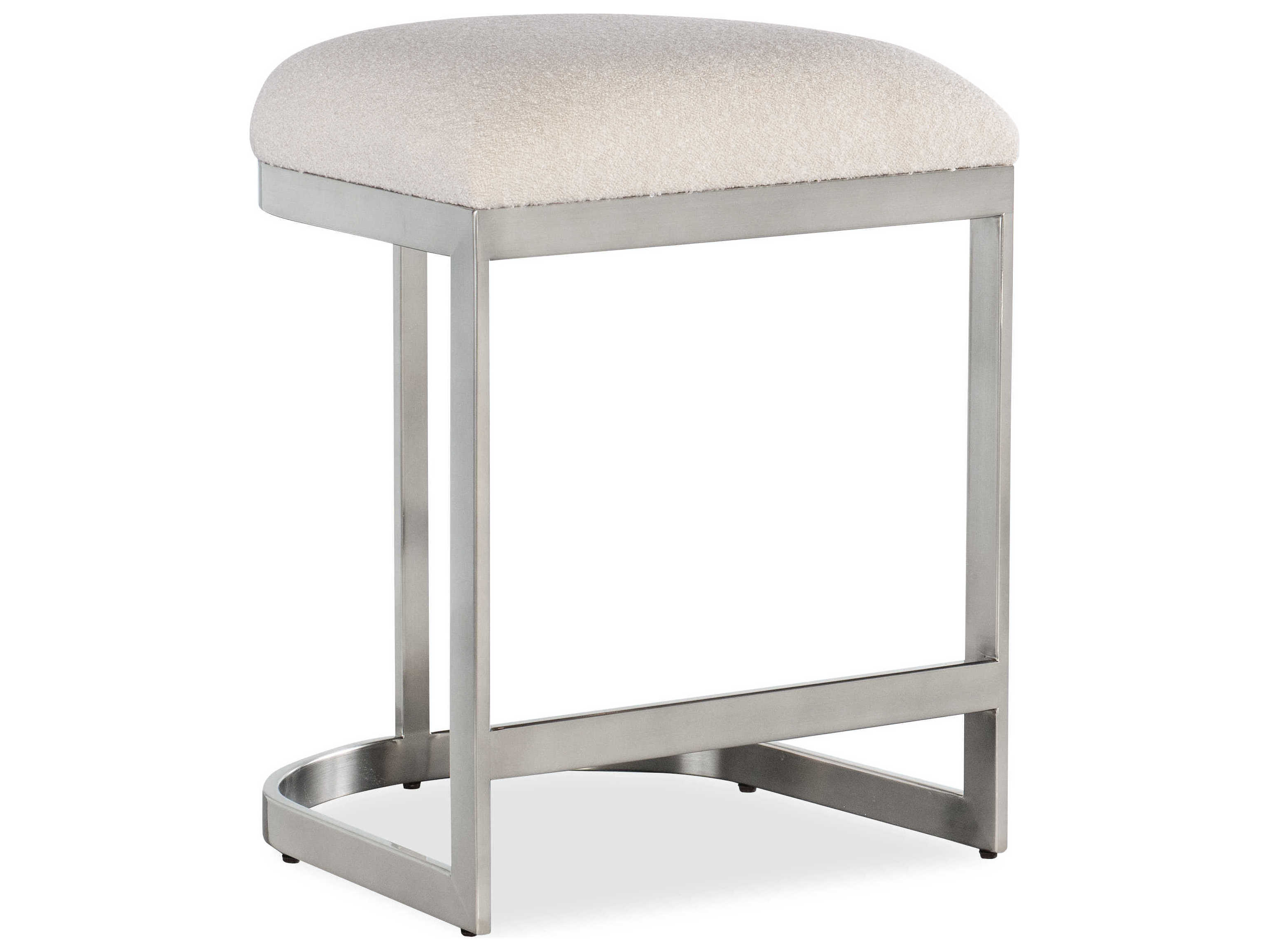 Hooker Furniture Modern Mood Upholstered Inverness Natural Pewter Counter Stool