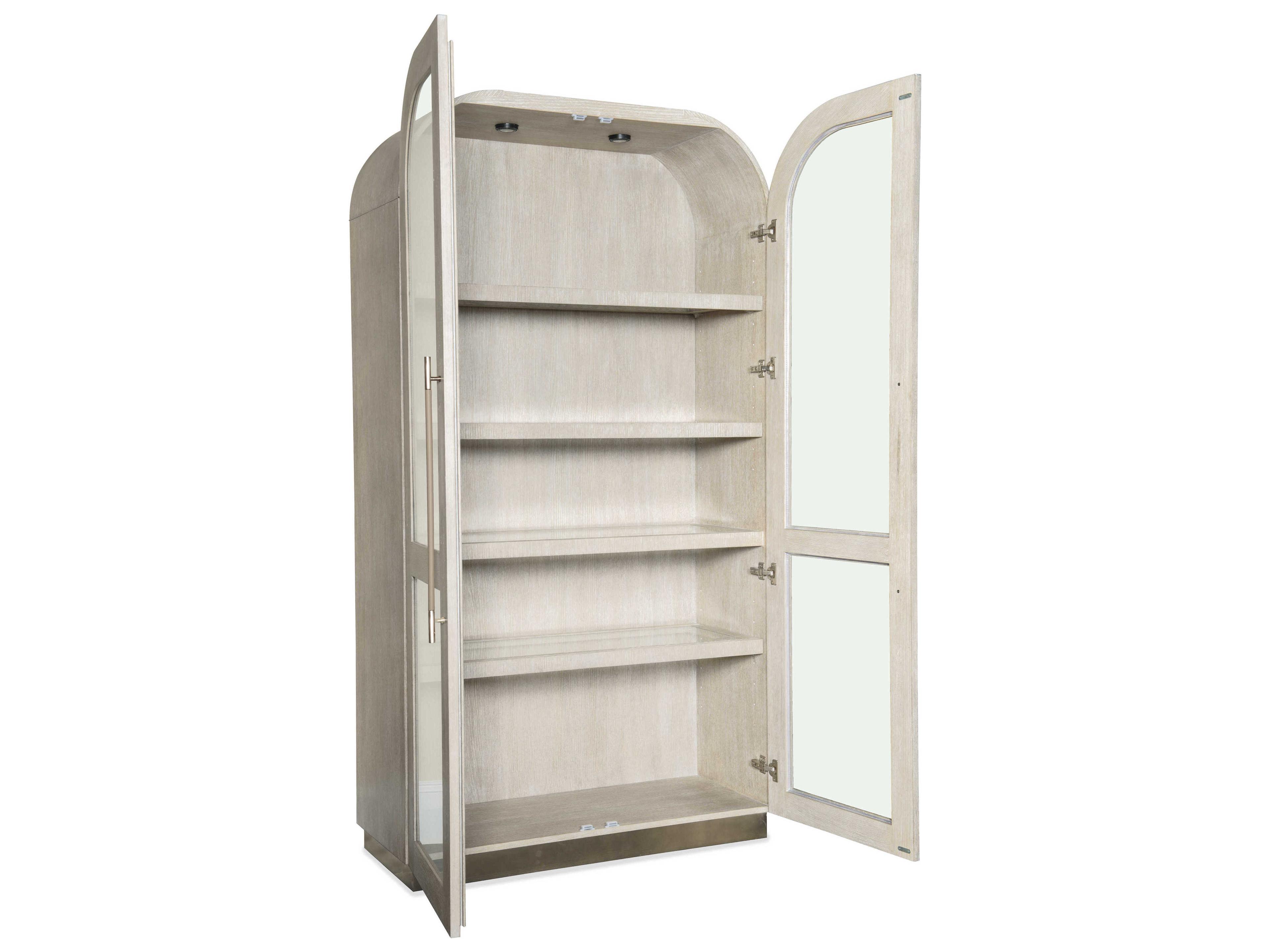 Hooker Furniture Modern Mood Solid Wood Diamond Display Cabinet