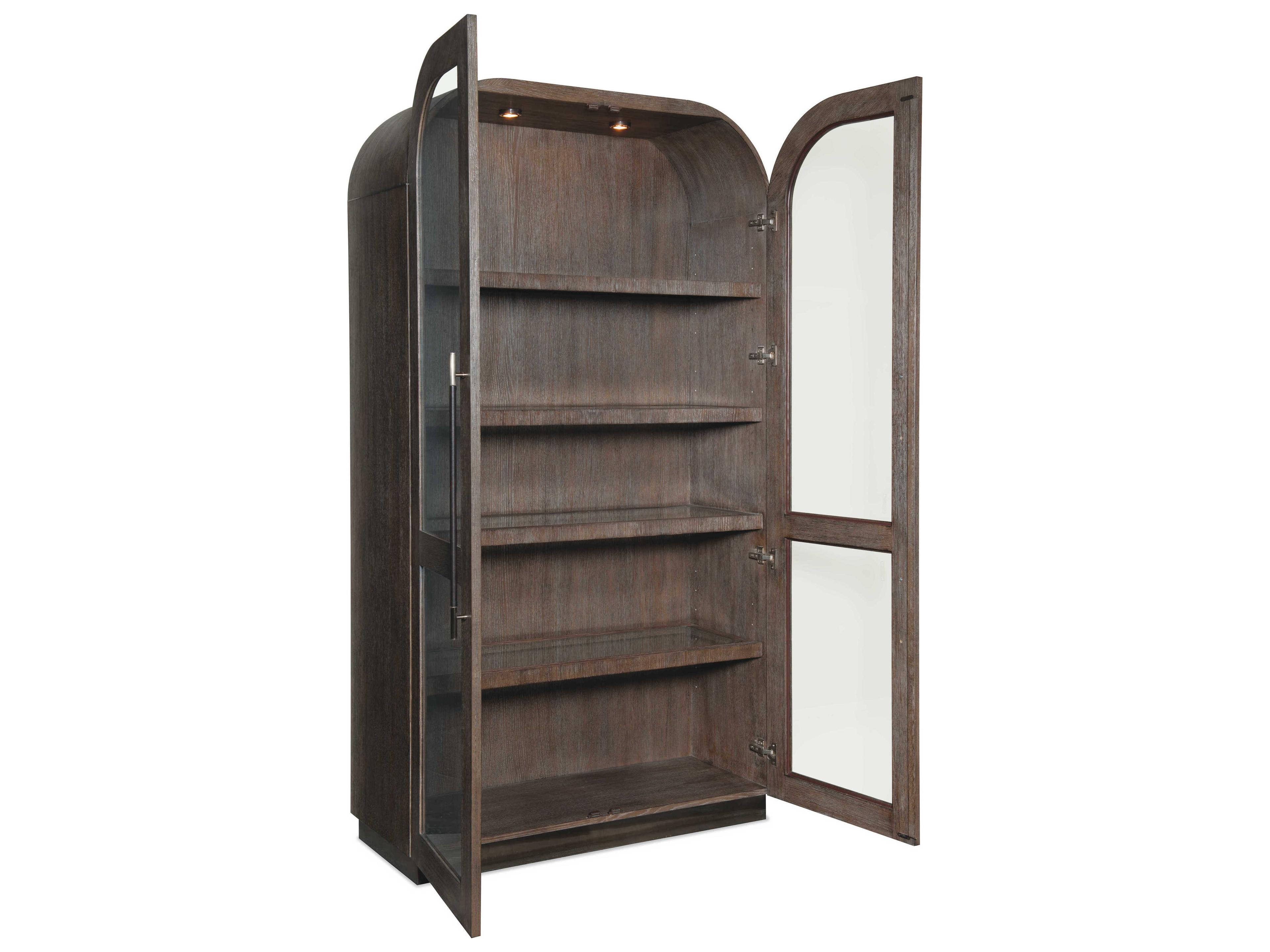 Hooker Furniture Modern Mood Solid Wood Mink Display Cabinet