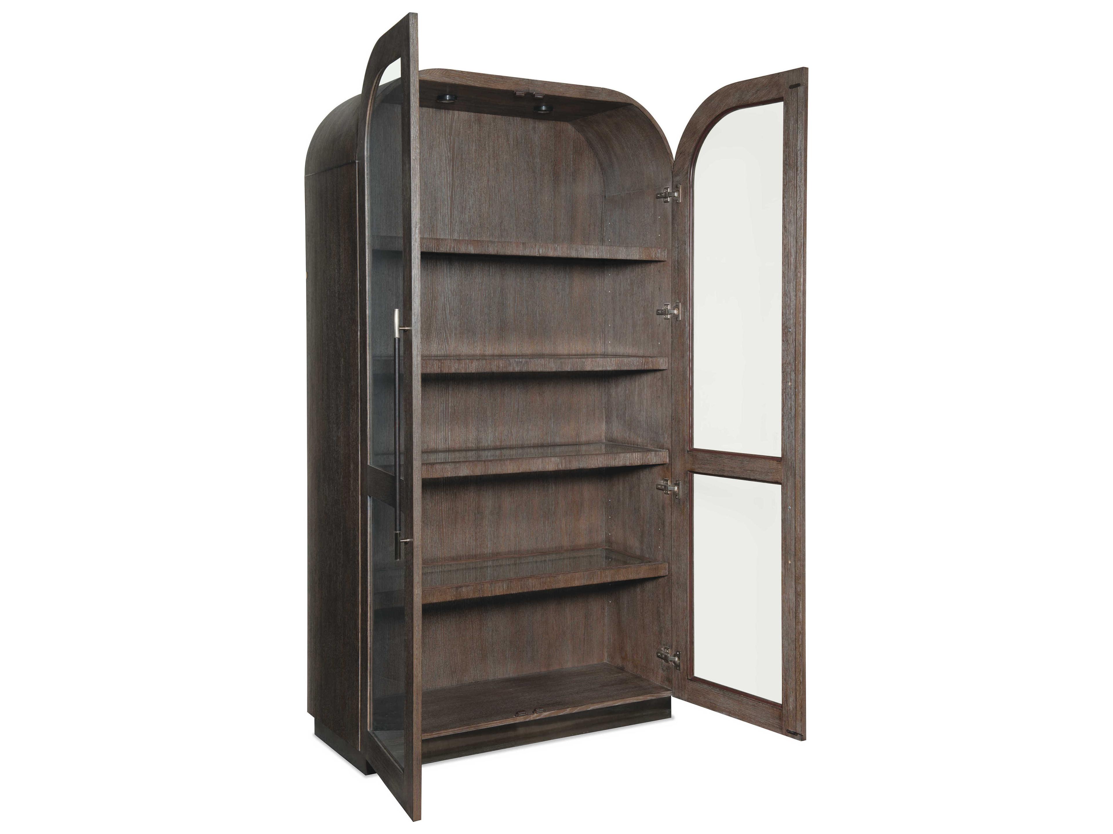 Hooker Furniture Modern Mood Solid Wood Mink Display Cabinet
