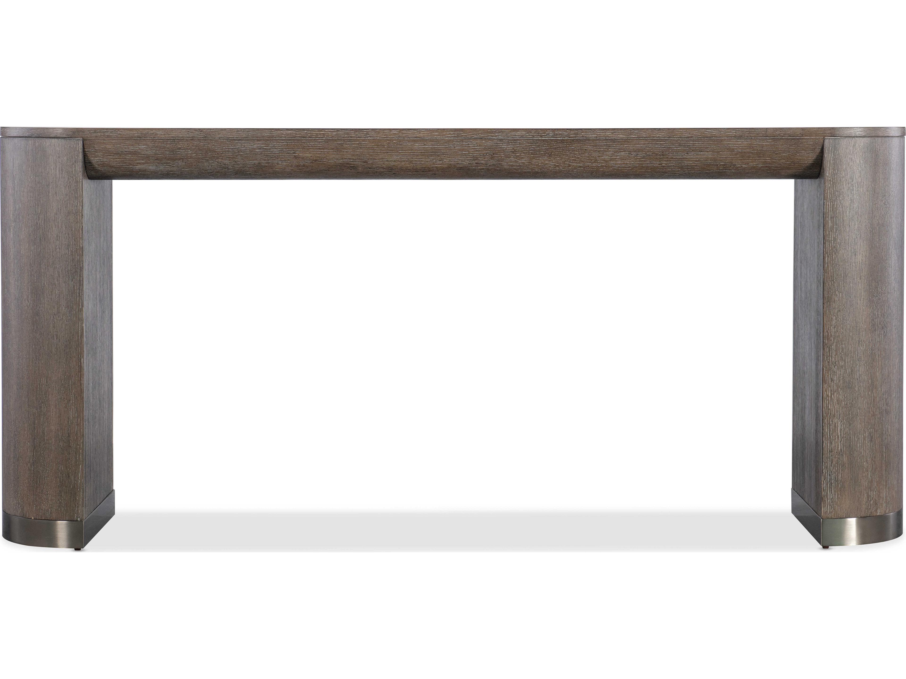 Hooker Furniture Modern Mood Rectangular Wood Mink Console Table