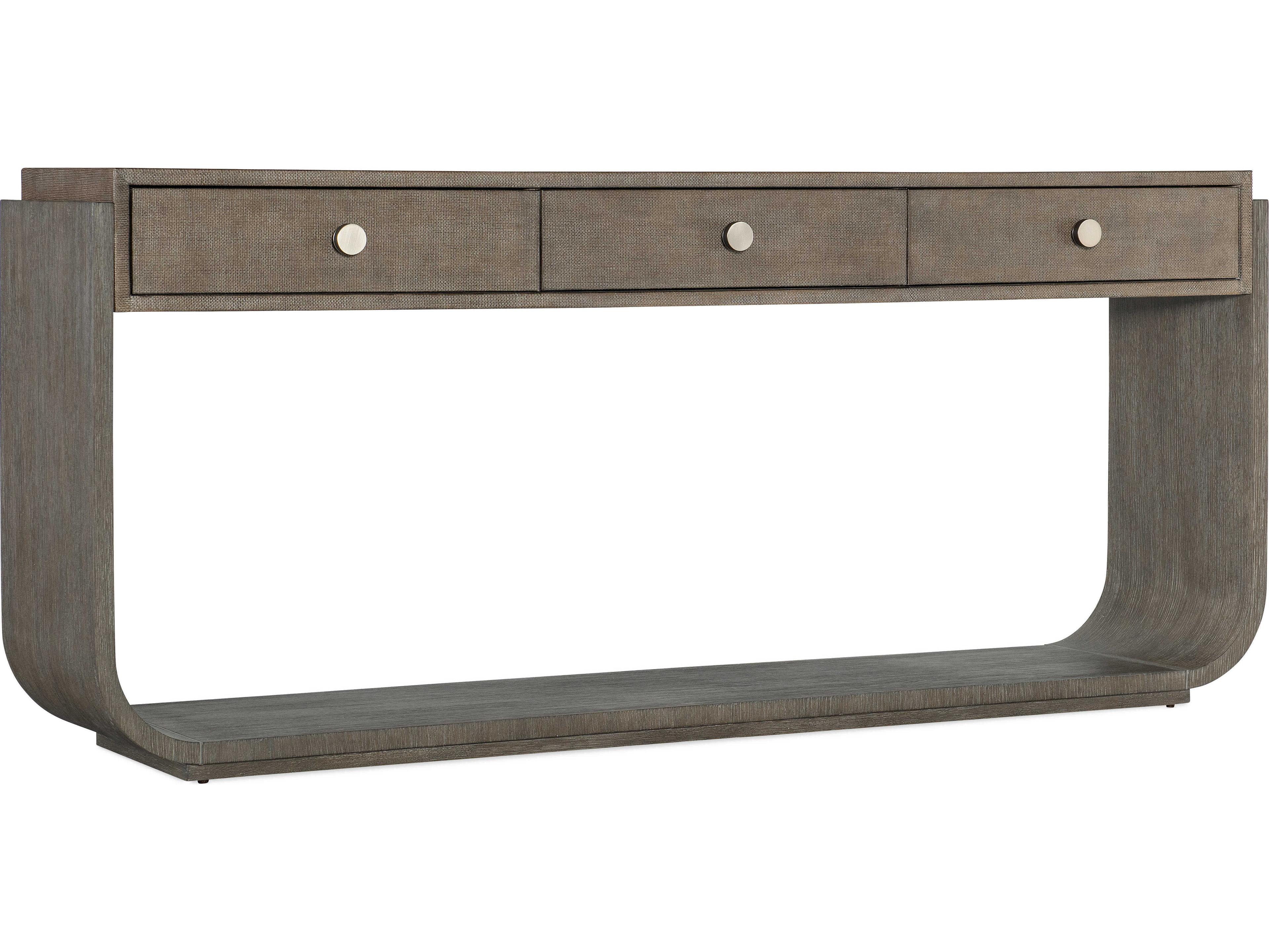 Hooker Furniture Modern Mood Rectangular Wood Mink Console Table