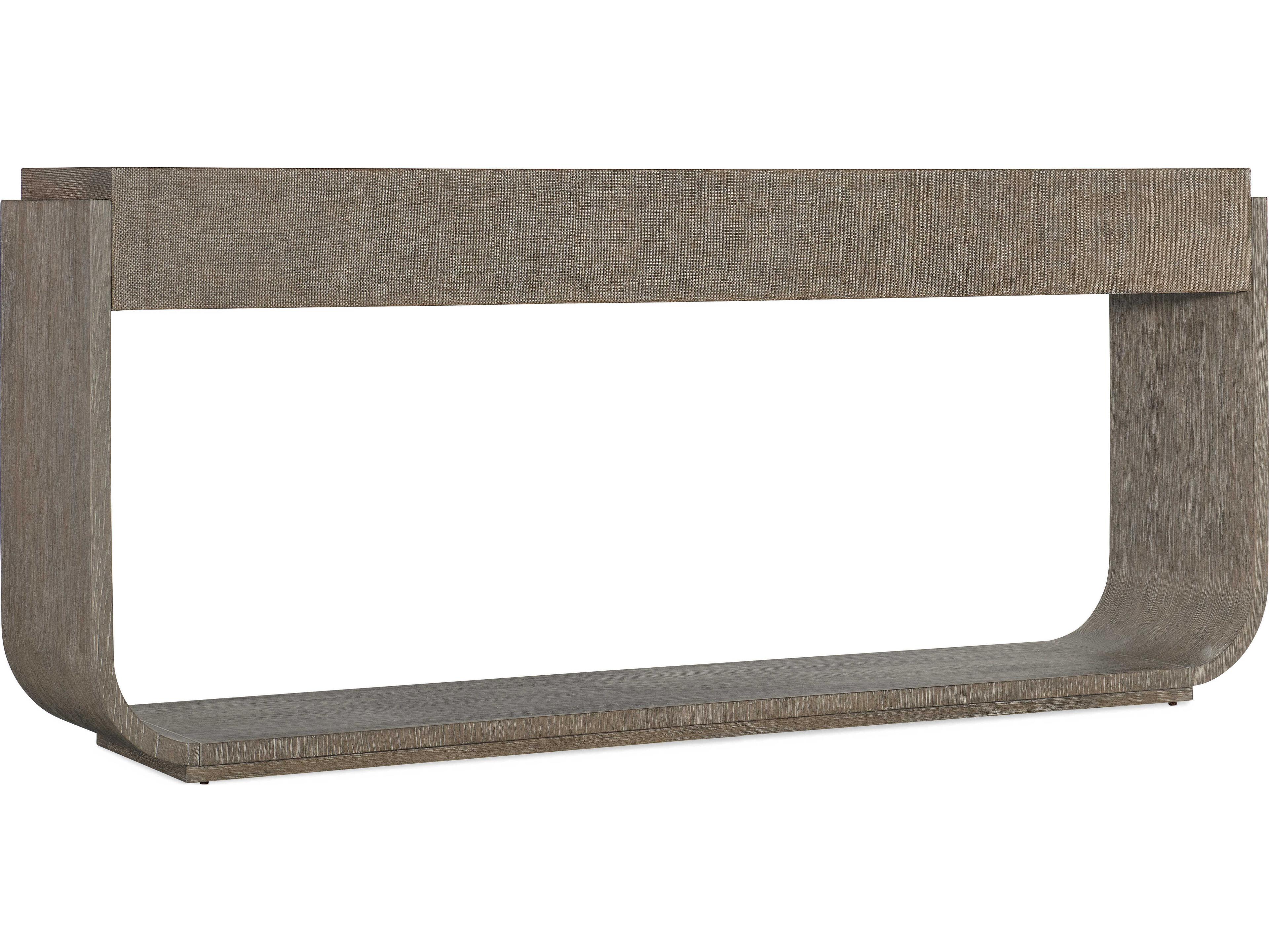 Hooker Furniture Modern Mood Rectangular Wood Mink Console Table