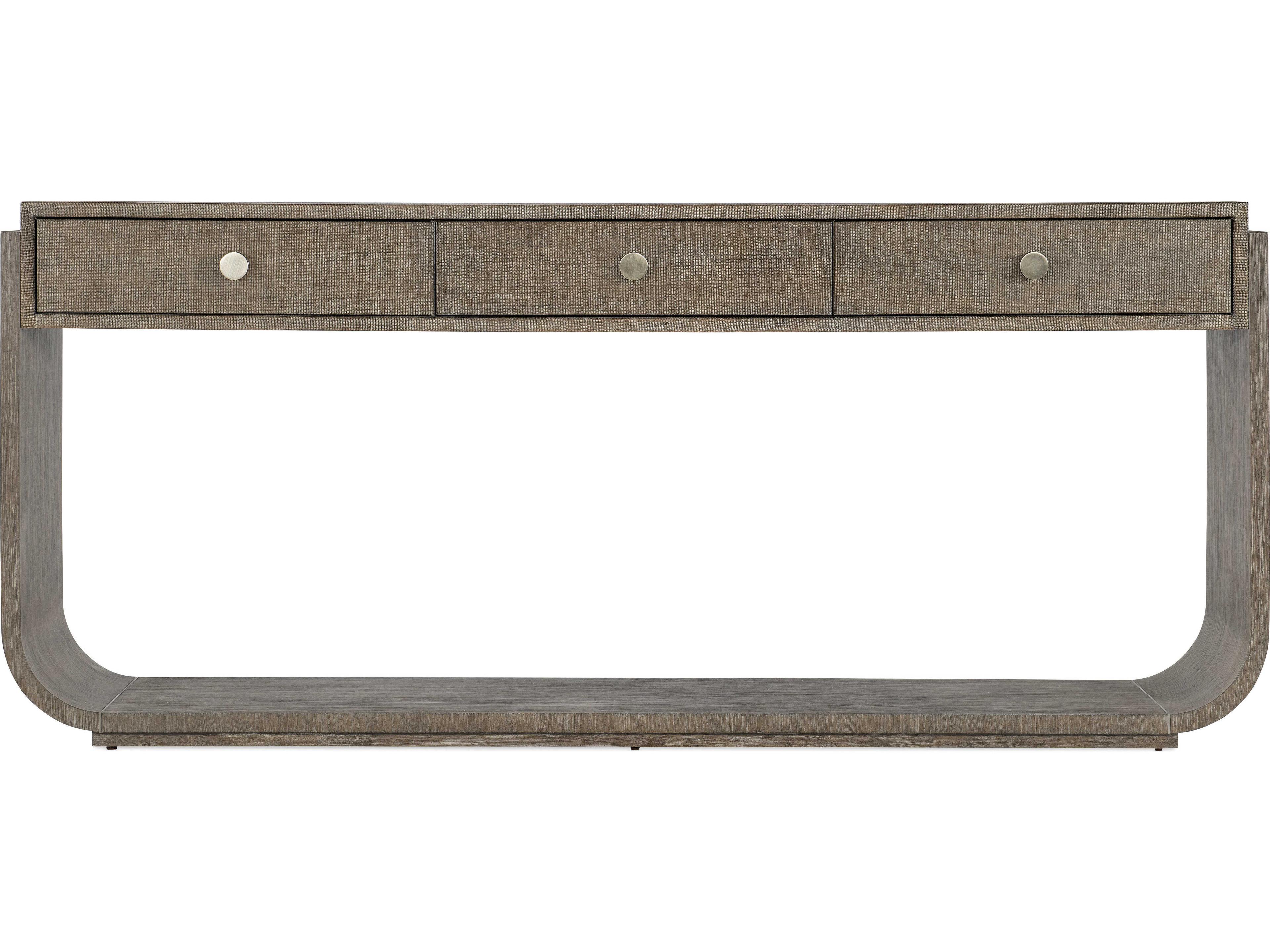 Hooker Furniture Modern Mood Rectangular Wood Mink Console Table