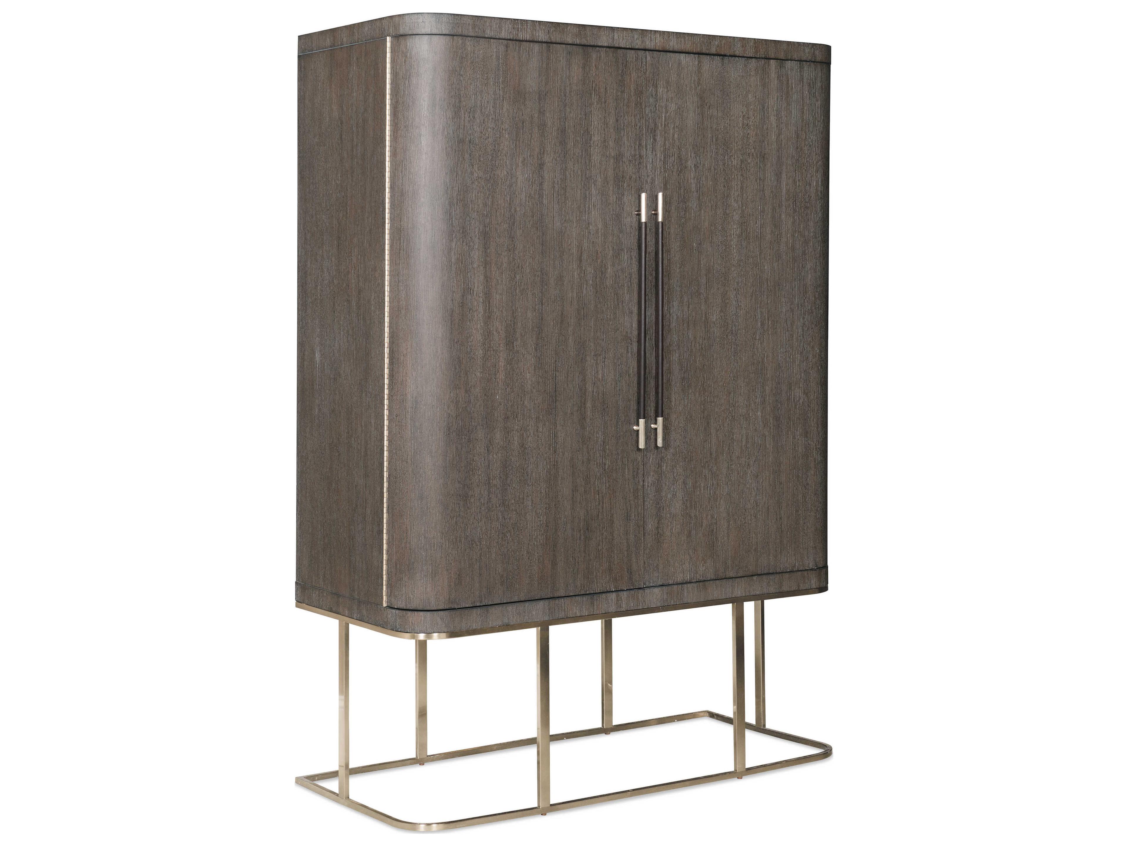Hooker Furniture Modern Mood Mink Brown Solid Wood Wardrobe Armoire