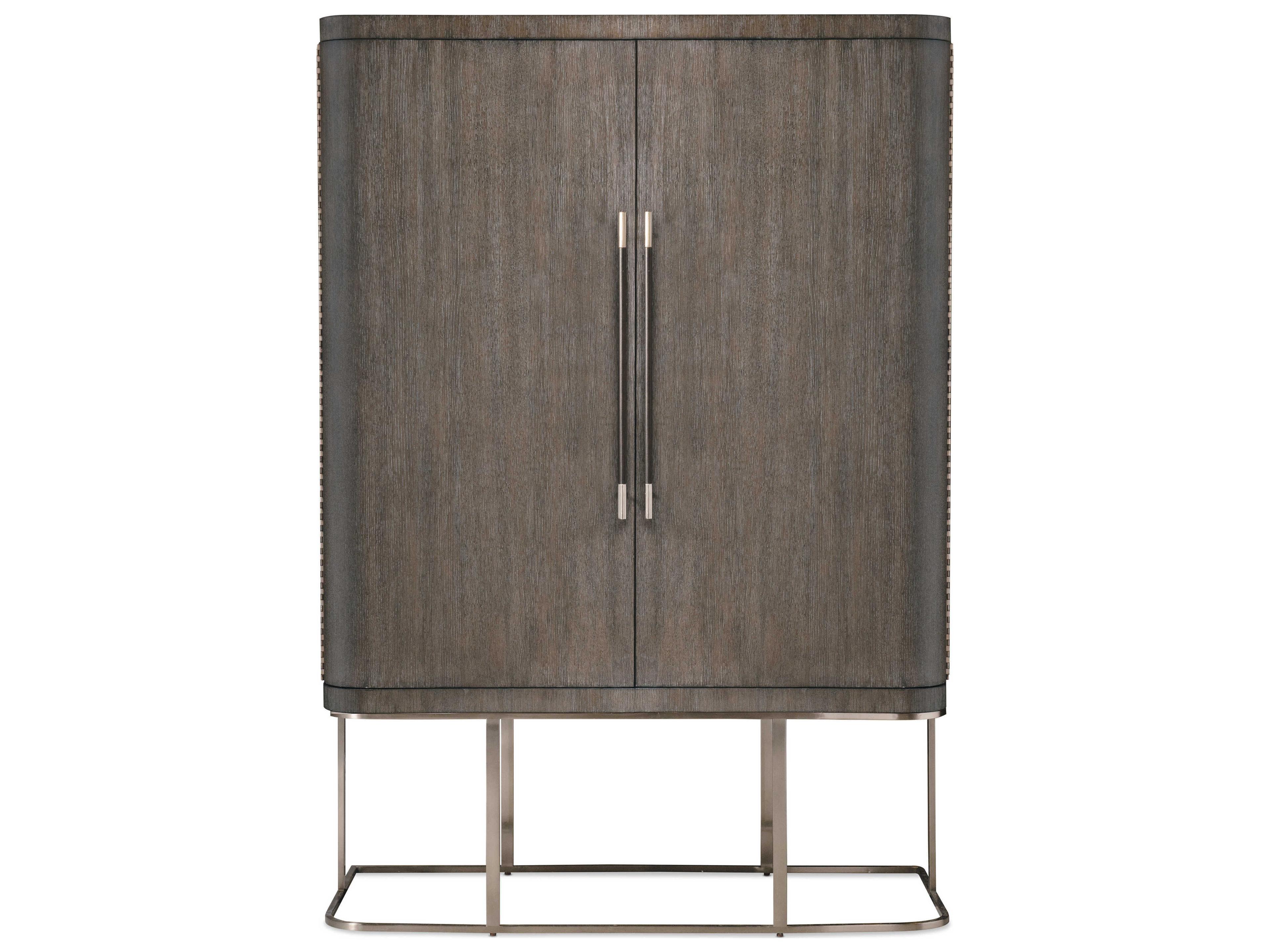 Hooker Furniture Modern Mood Mink Brown Solid Wood Wardrobe Armoire