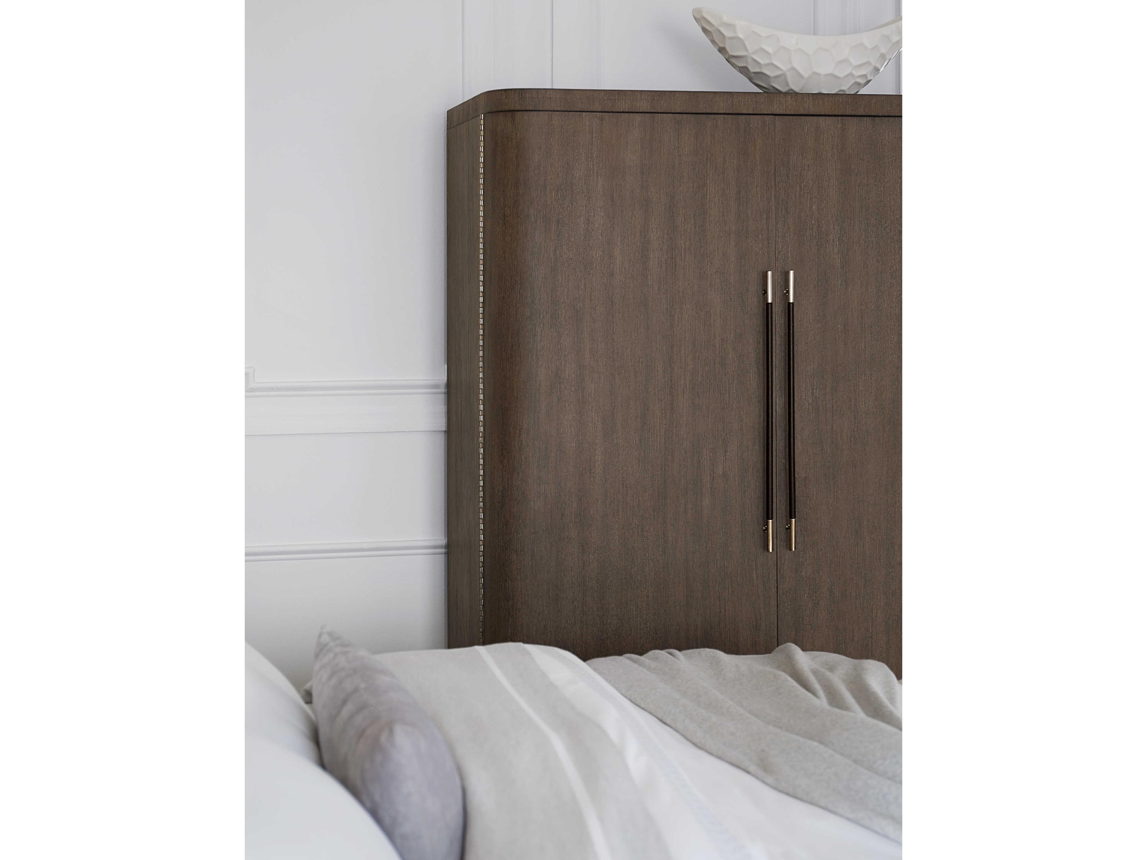 Hooker Furniture Modern Mood Mink Brown Solid Wood Wardrobe Armoire