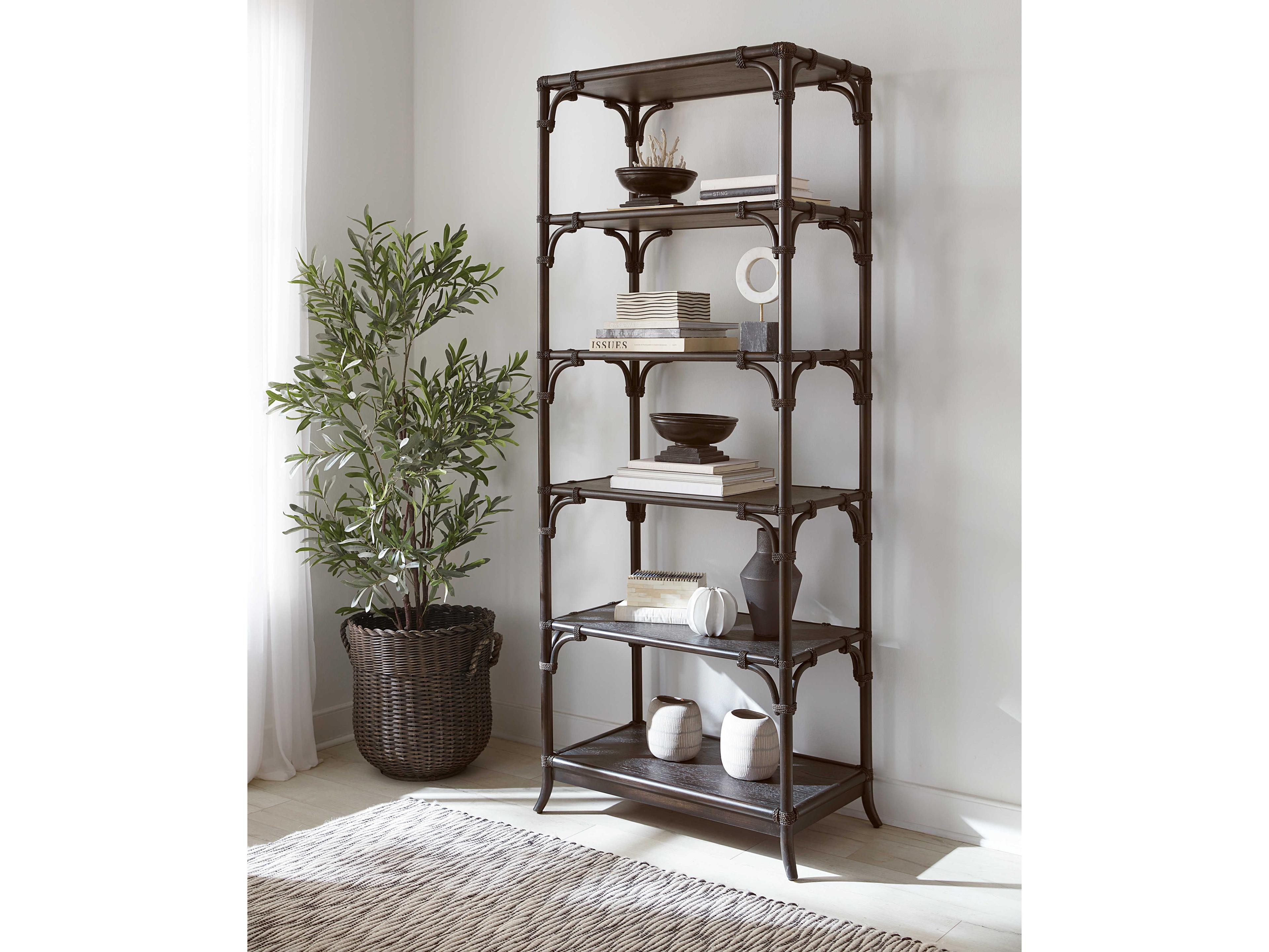 Hooker Furniture Retreat Black Sand Bookcase