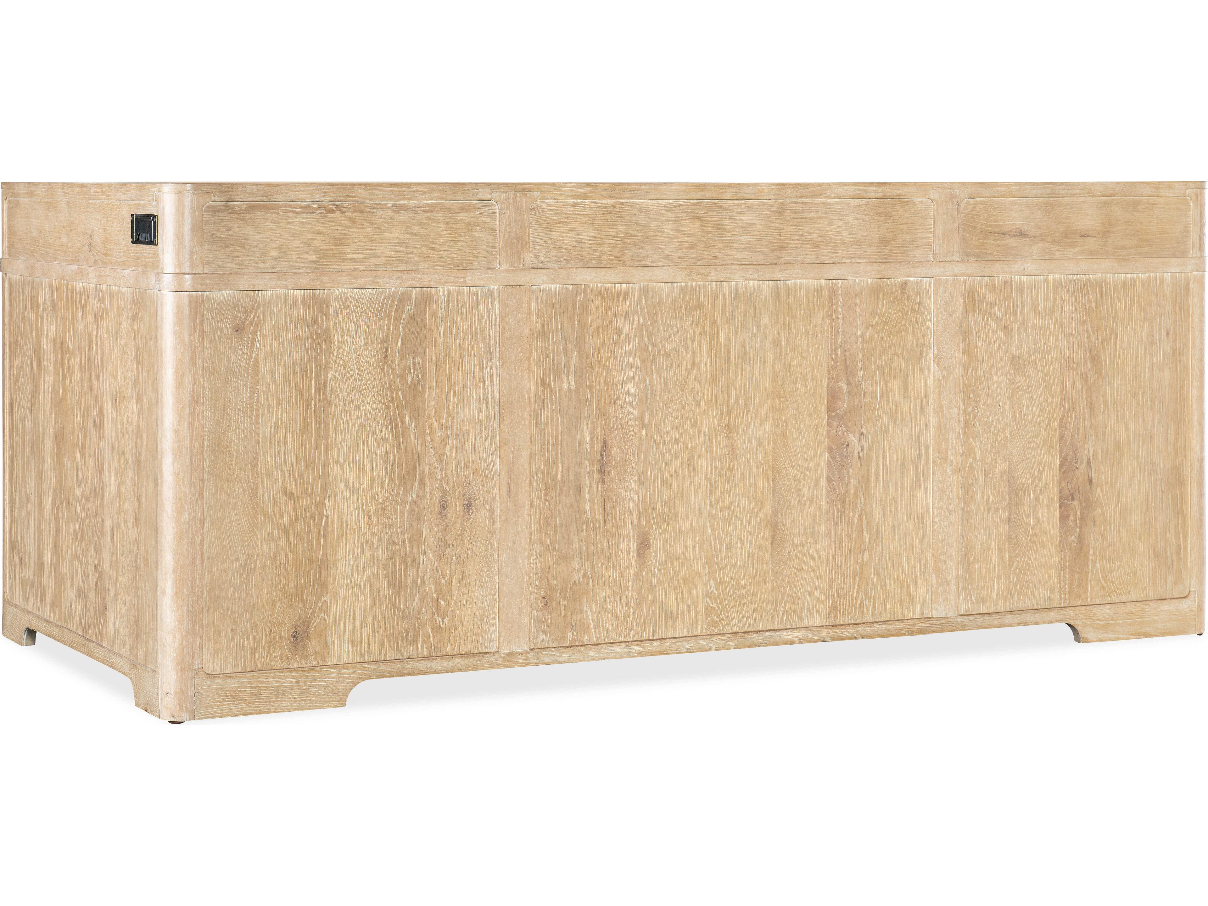 Hooker Furniture Retreat Dune Brown Solid Wood Executive Desk