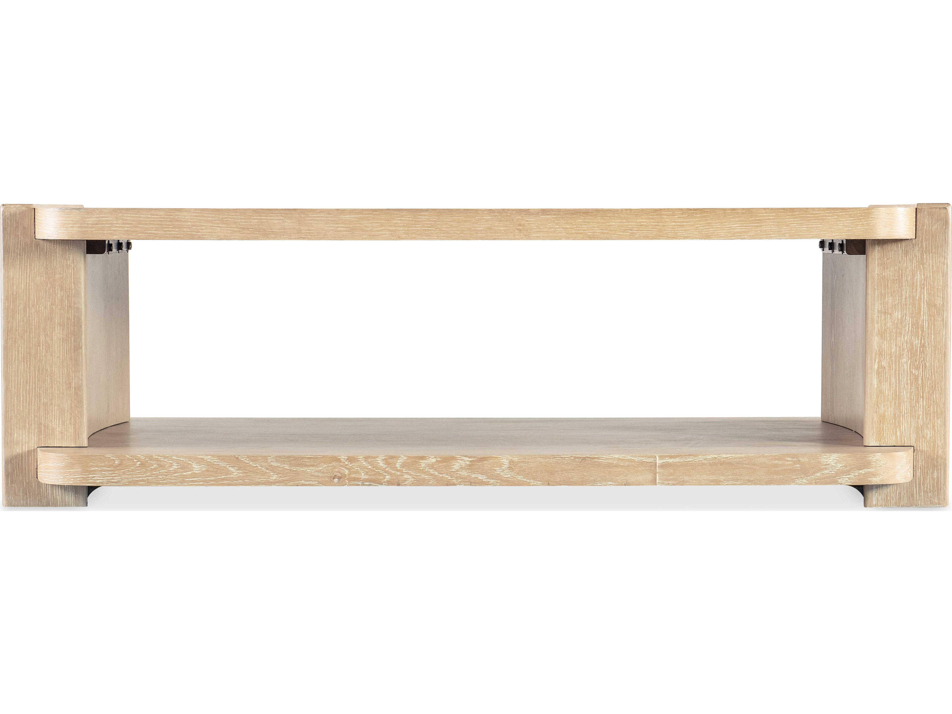 Hooker Furniture Retreat Rectangular Wood Dune Cocktail Table