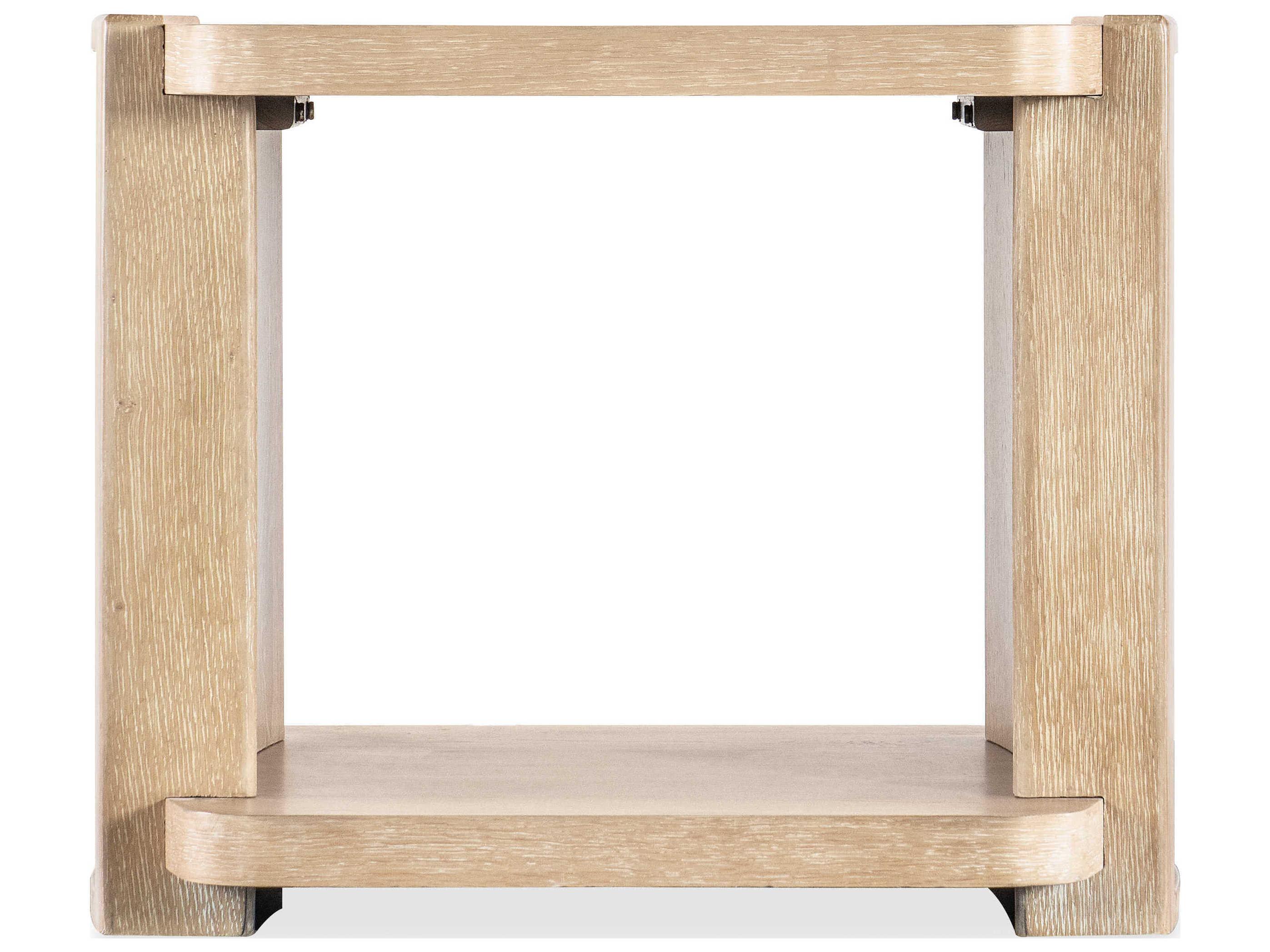 Hooker Furniture Retreat Rectangular Wood Dune End Table