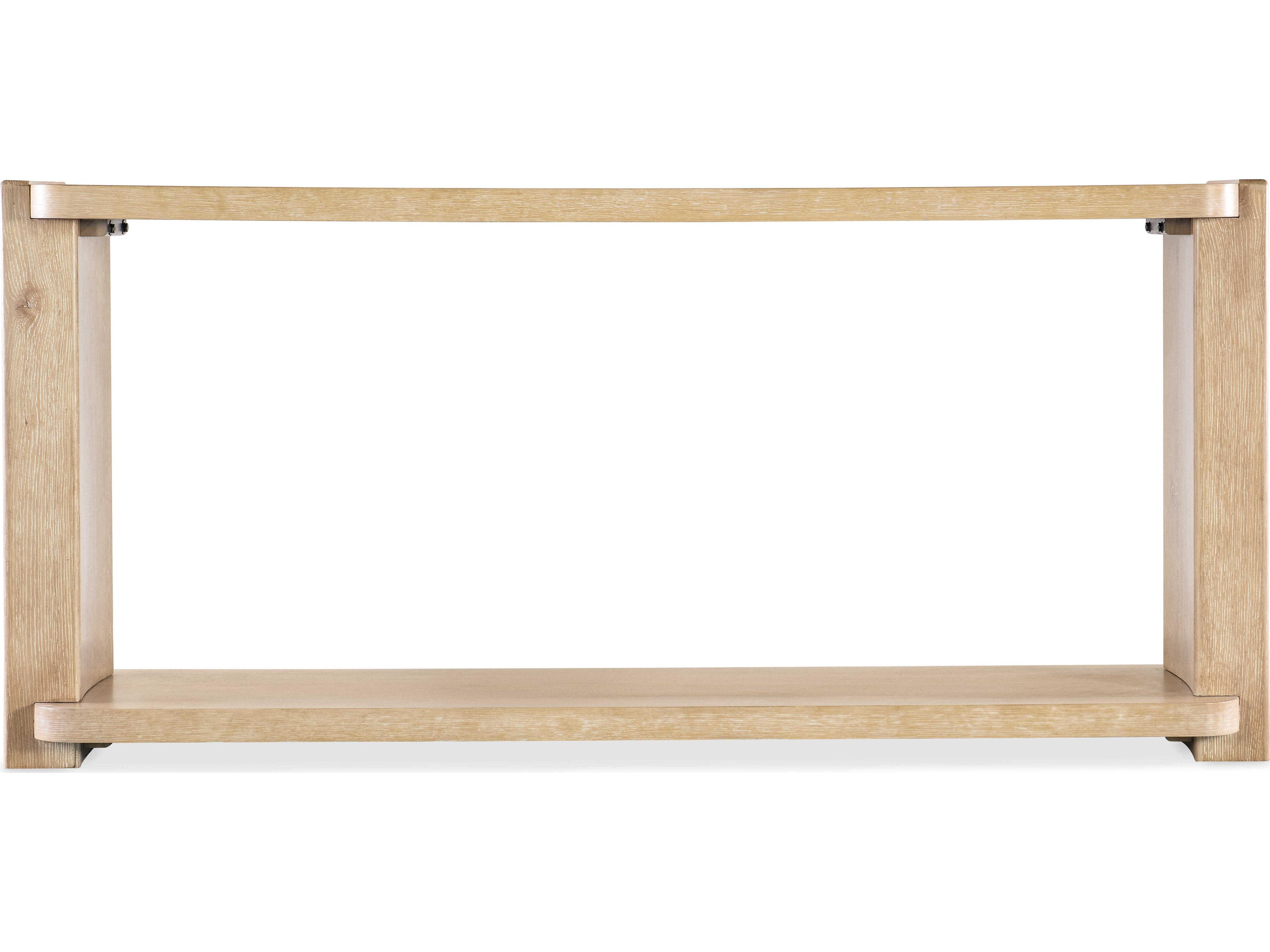 Hooker Furniture Retreat Rectangular Wood Dune Console Table