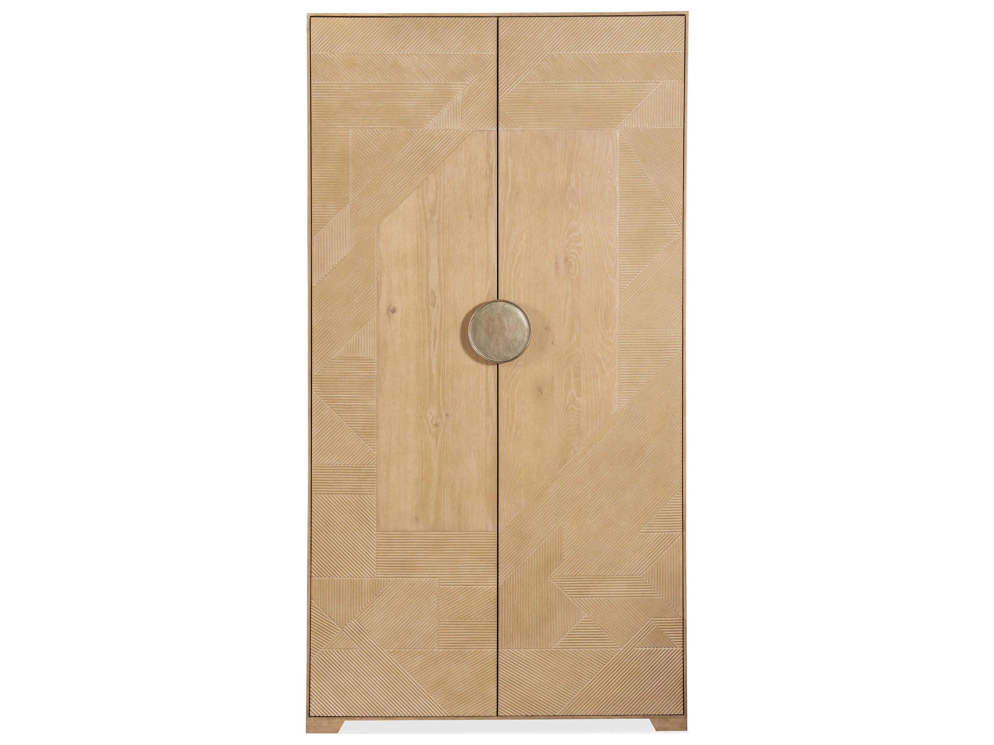 Hooker Furniture Retreat Dune Brown Solid Wood Wardrobe Armoire