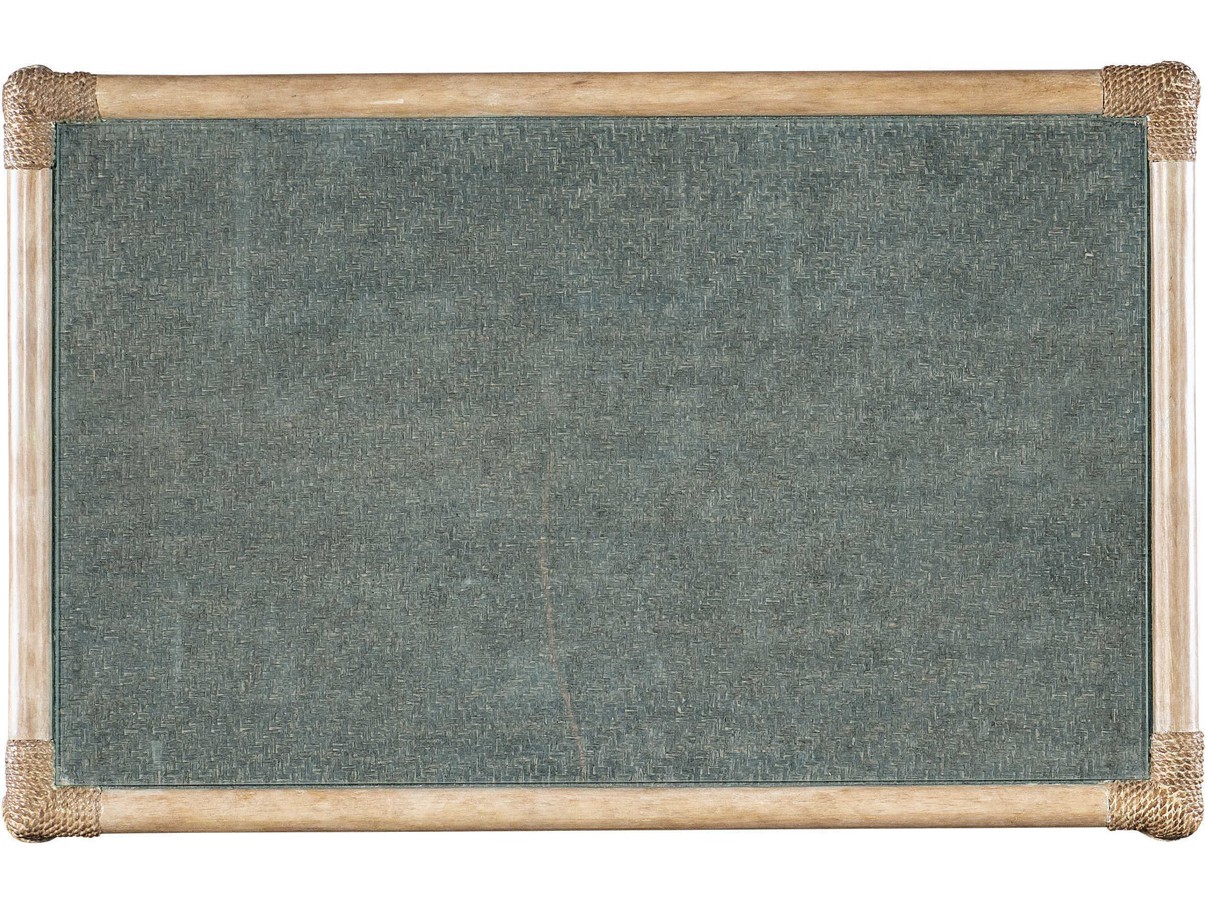 Hooker Furniture Retreat Pole Rattan 1-Drawer Brown Solid Wood Nightstand