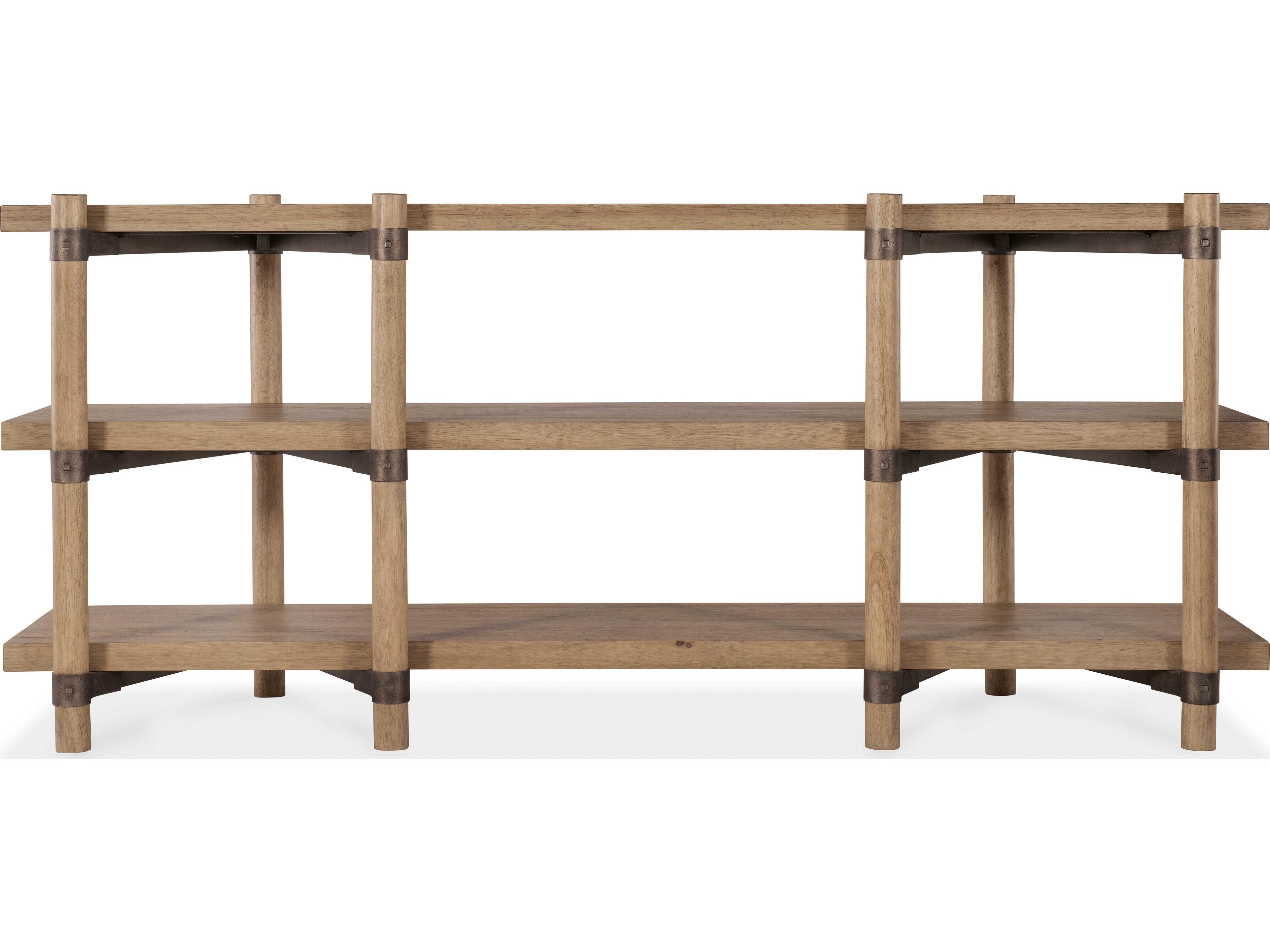 Hooker Furniture Vineyard Row Rectangular Wood Sonoma Console Table