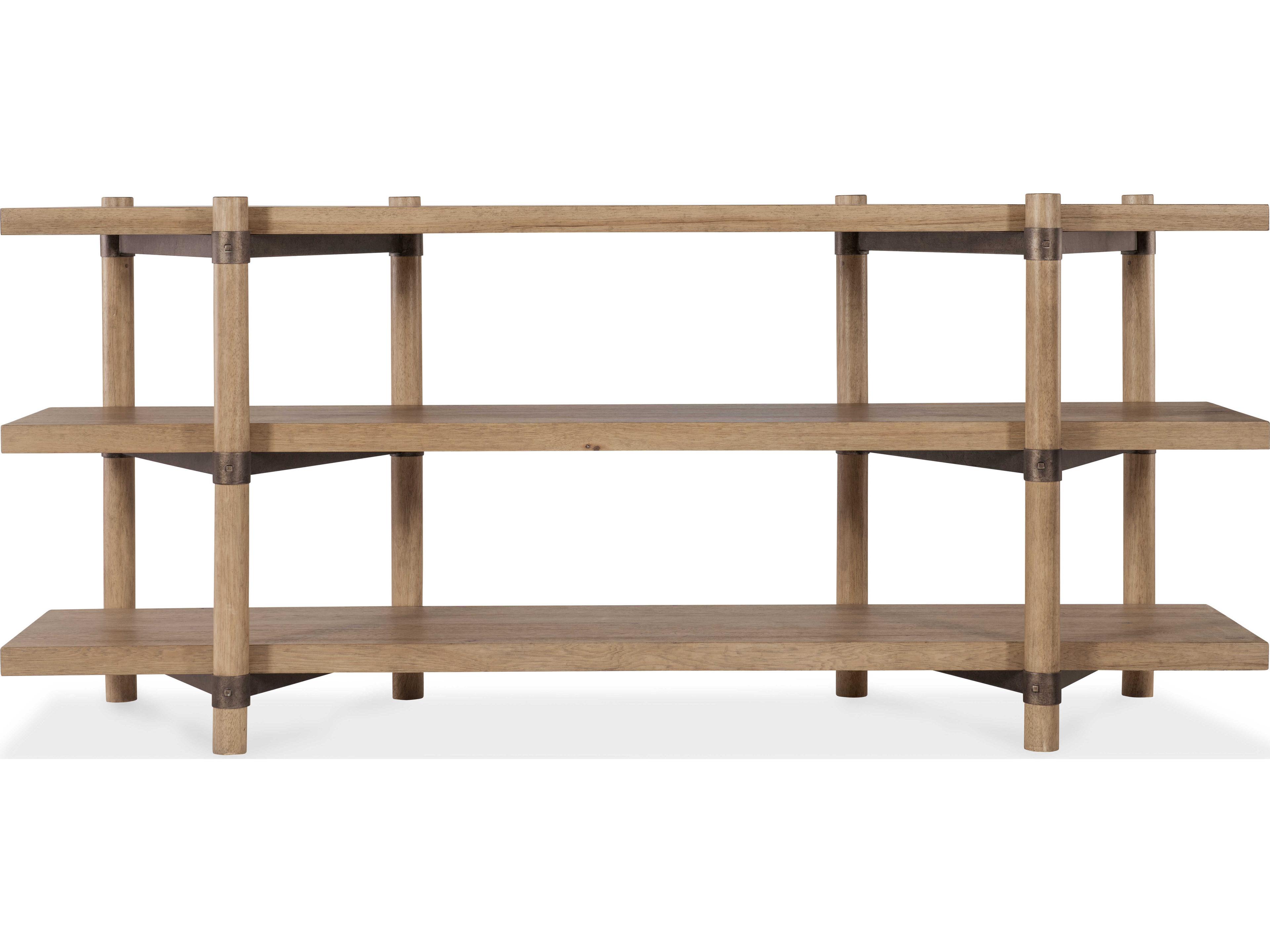 Hooker Furniture Vineyard Row Rectangular Wood Sonoma Console Table