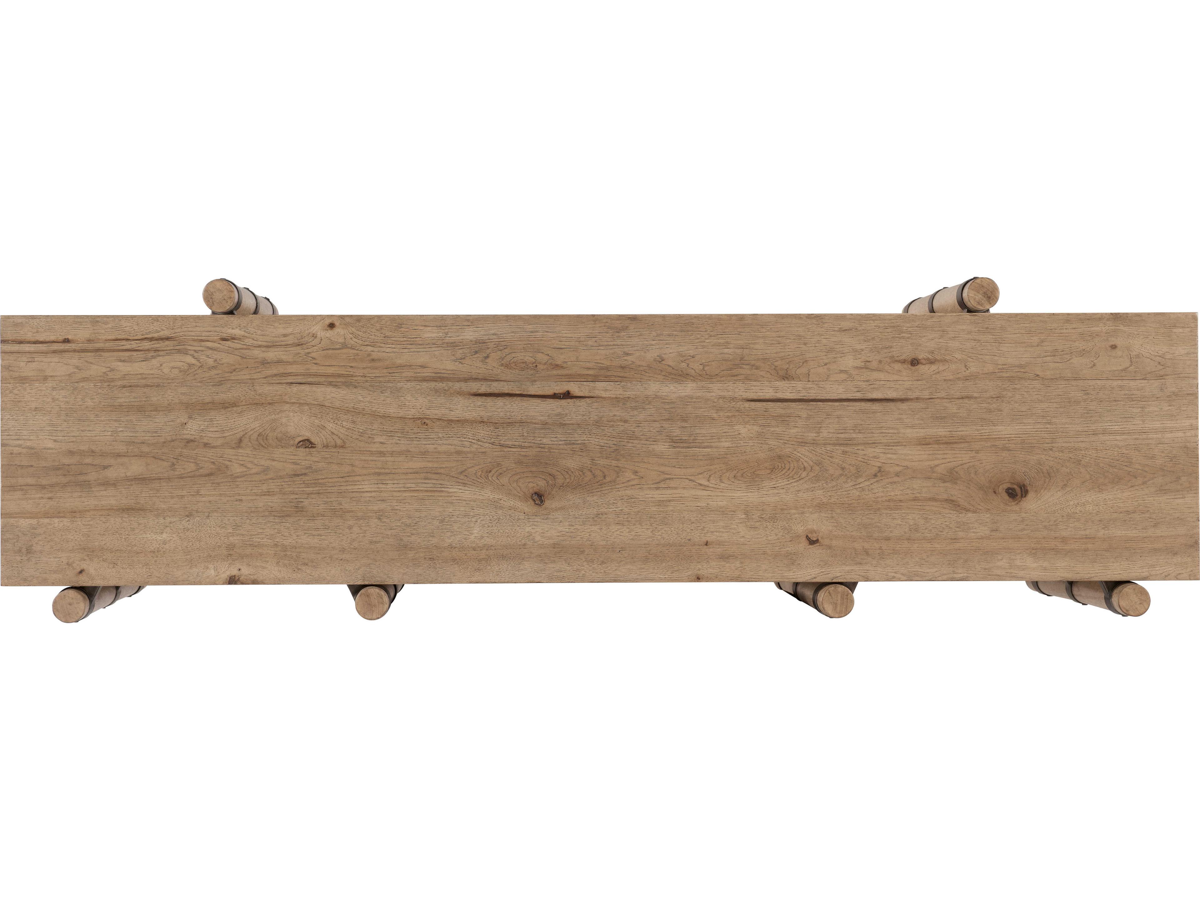 Hooker Furniture Vineyard Row Rectangular Wood Sonoma Console Table