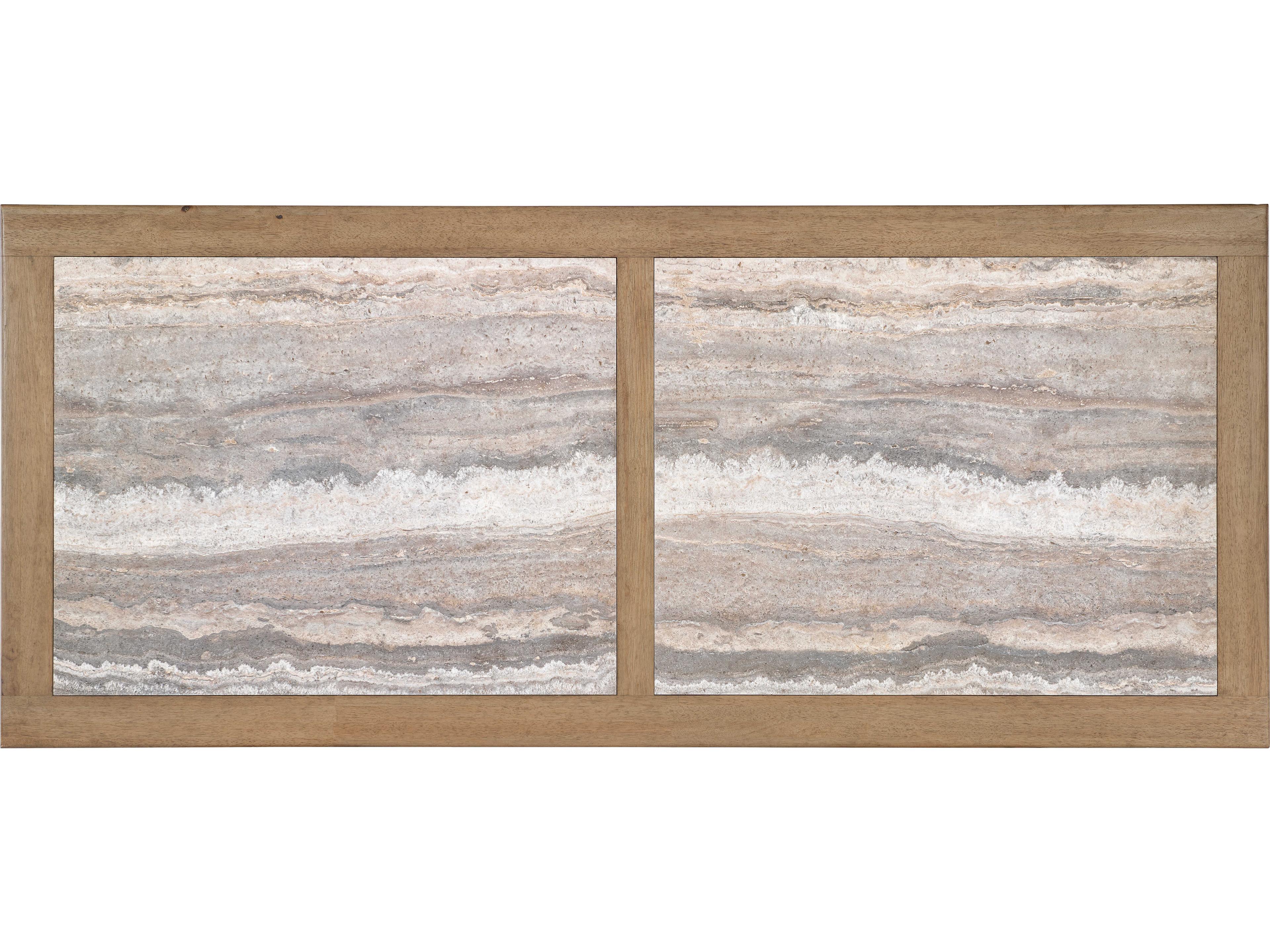 Hooker Furniture Vineyard Row Friendship Rectangular Marble Sonoma:light And Airy Vibe Dining Table