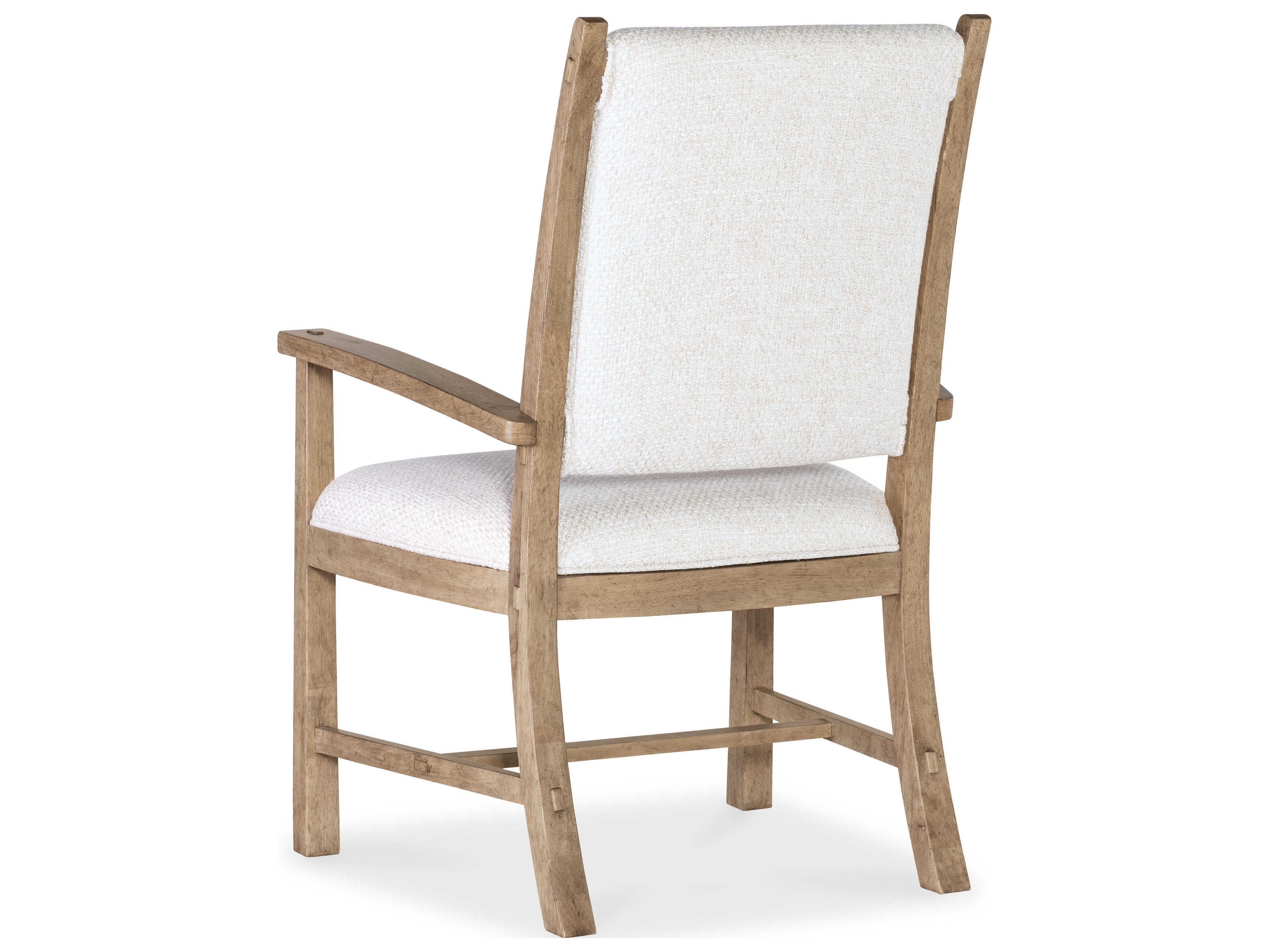 Hooker Furniture Vineyard Row Beige Upholstered Arm Dining Chair