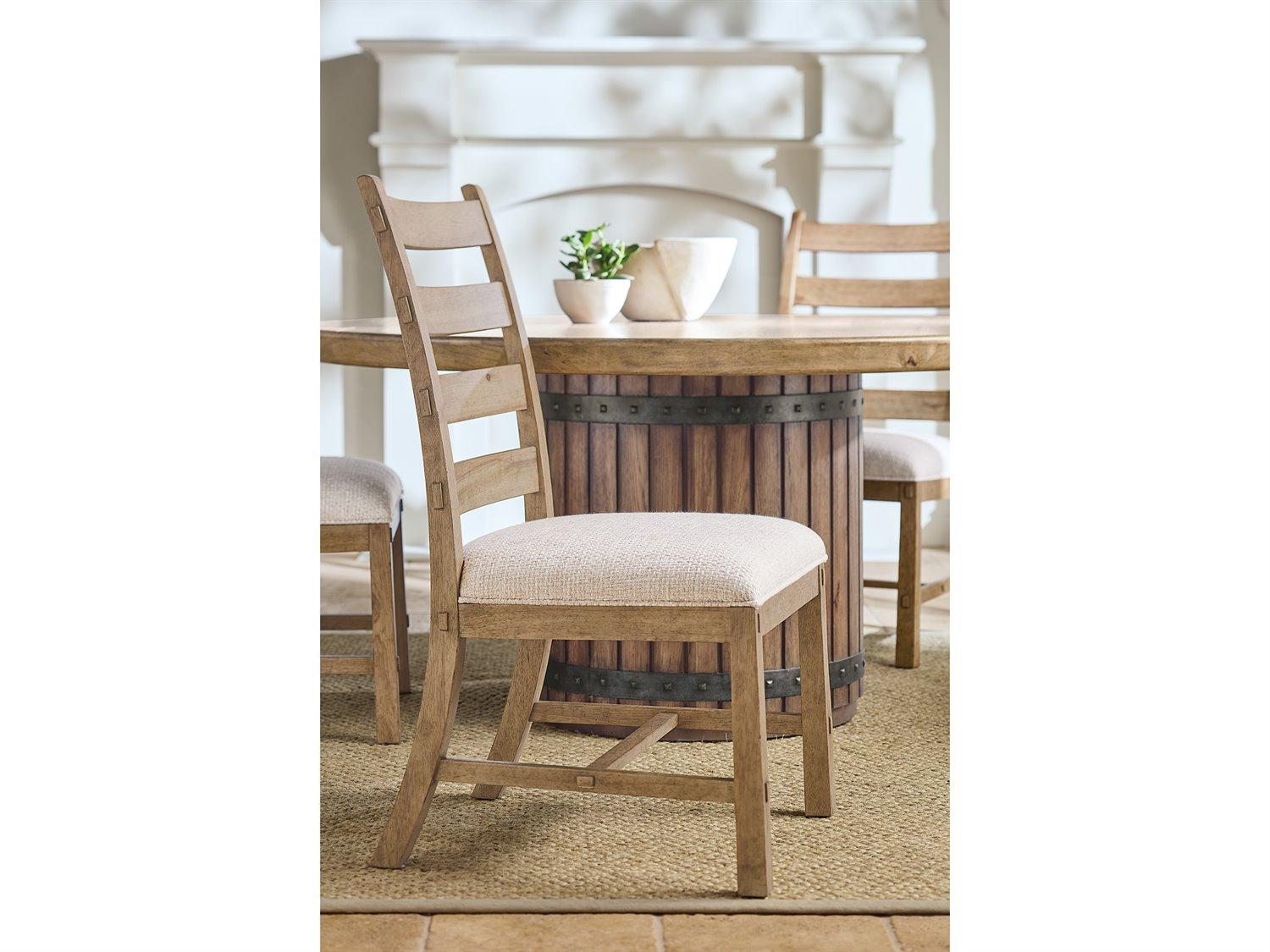 Hooker Furniture Vineyard Row Beige Upholstered Armless Dining Chair