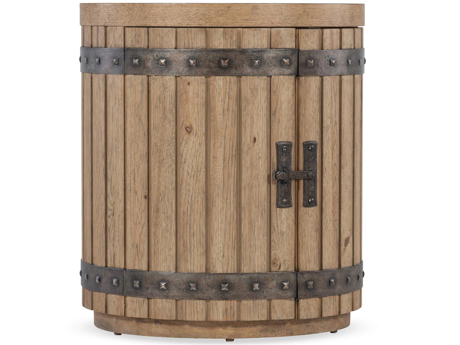 Hooker Furniture Vineyard Row Round Wood Sonoma End Table