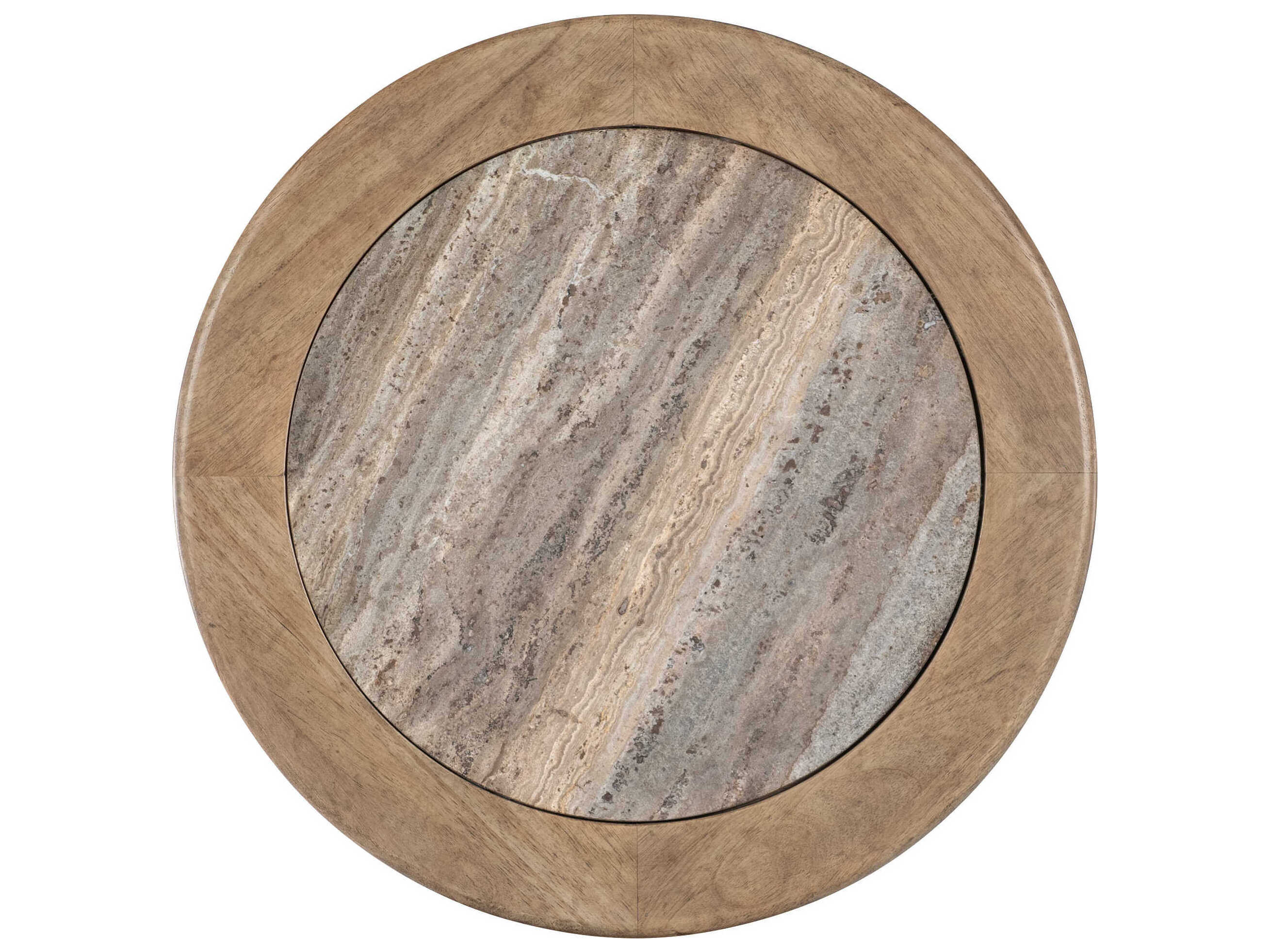 Hooker Furniture Vineyard Row Round Marble Sonoma End Table